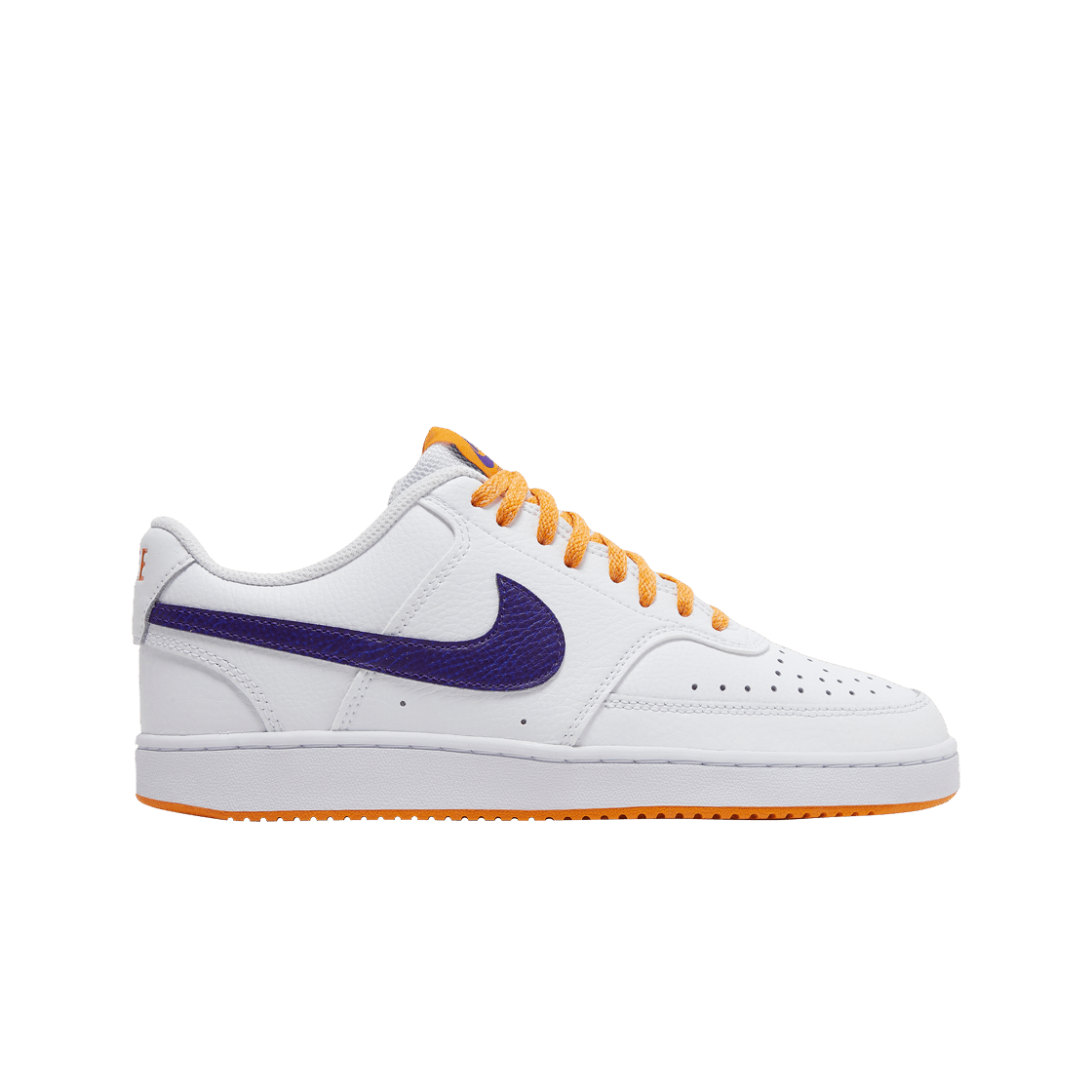 나이키 x NBA 코트 비전 로우 화이트 일렉트로 퍼플(Nike x NBA Court Vision Low White Electro Purple)