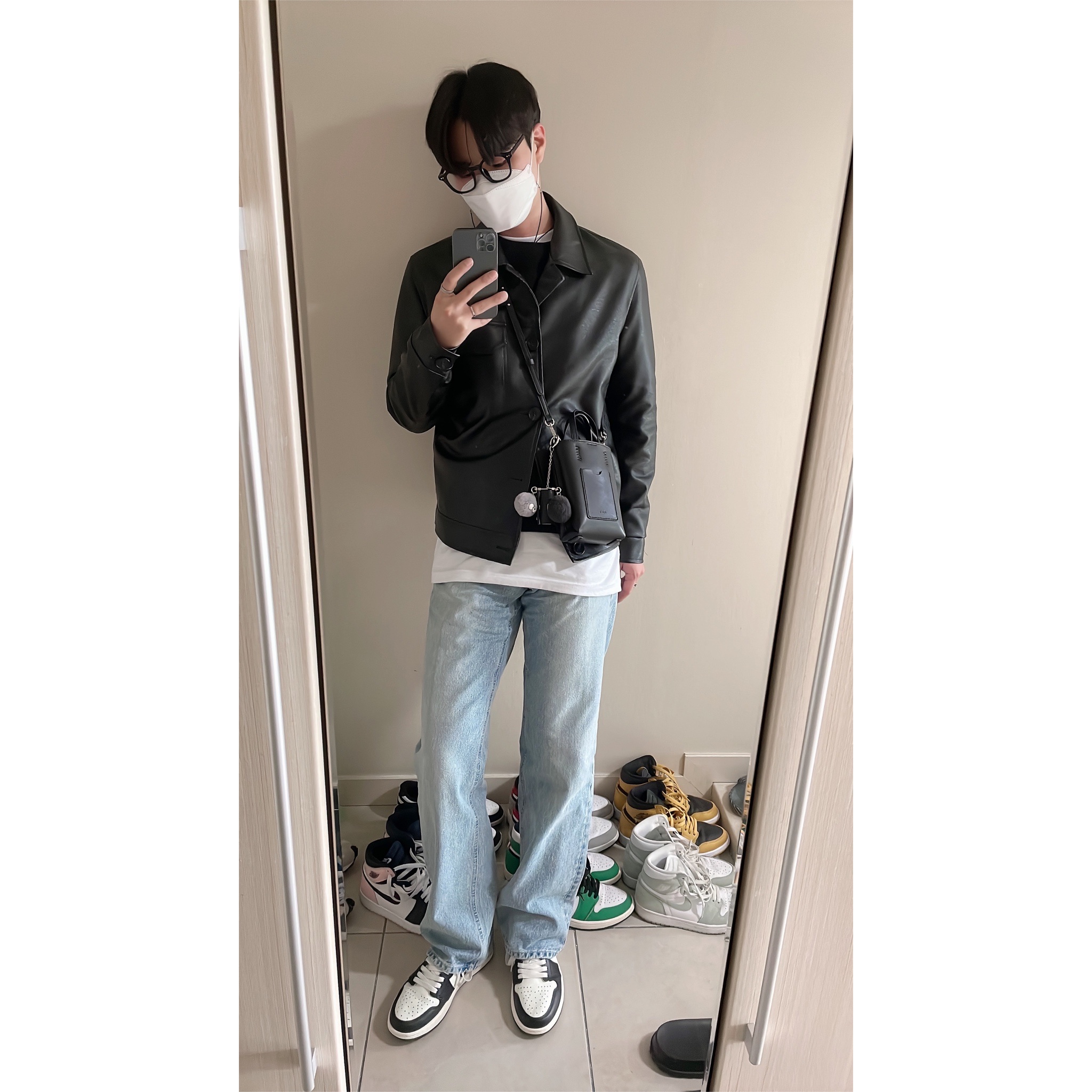 Jordan 1 Retro High OG Black Mocha 착용 스타일 - 1