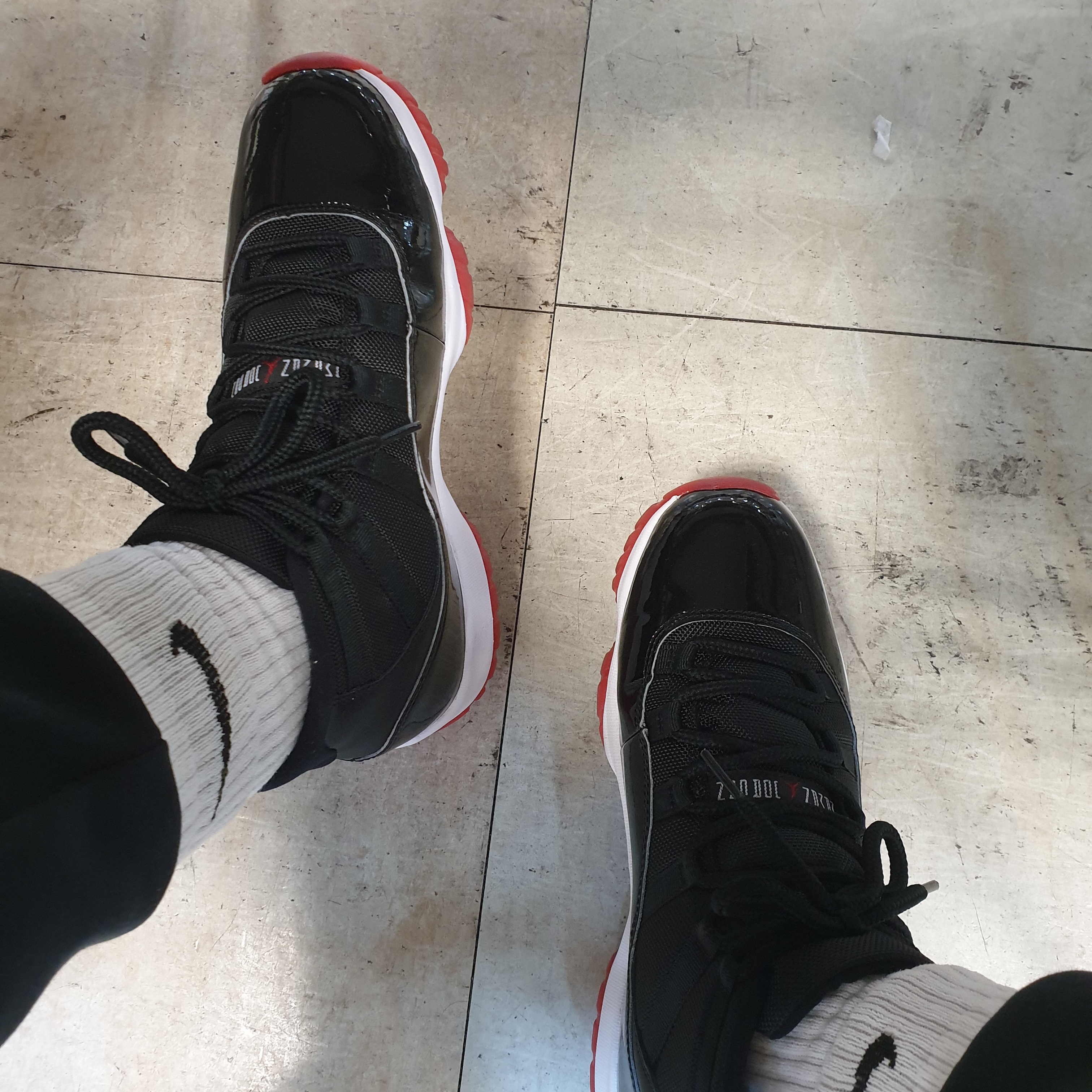 Jordan 11 Retro Bred 2019 착용 스타일