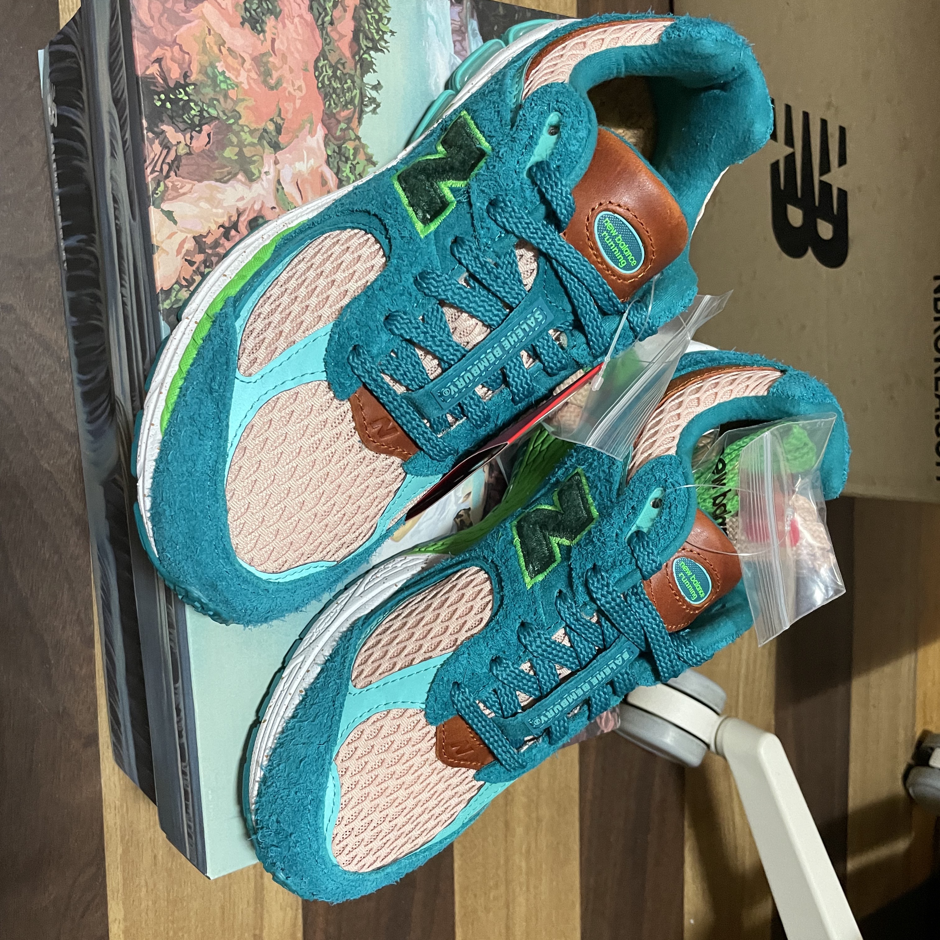 New Balance x Salehe Bembury 2002R Water Be The Guide 착용 스타일