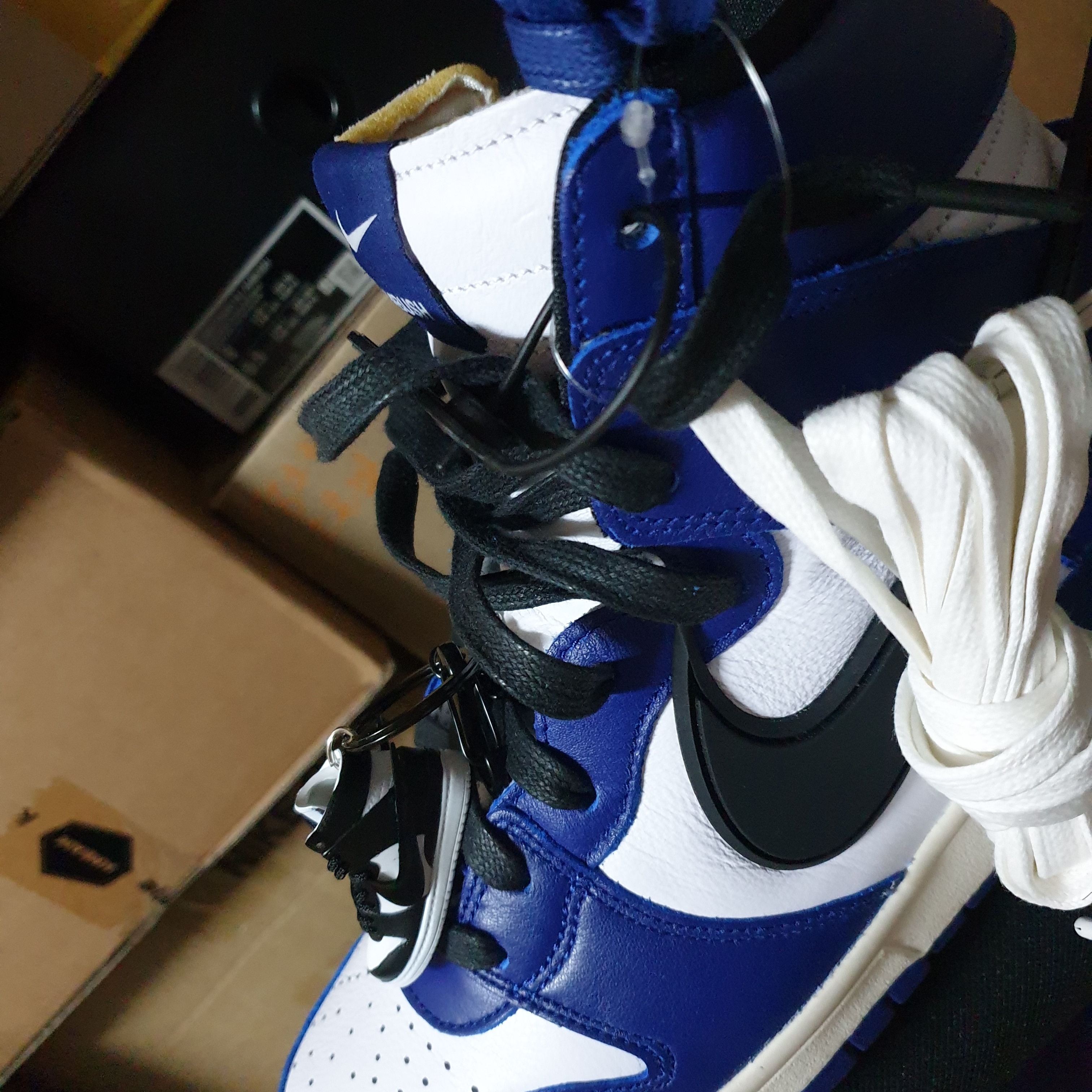 Nike x Ambush Dunk High Black, Nike x Ambush Dunk High Deep Royal Blue 착용 스타일 - 4