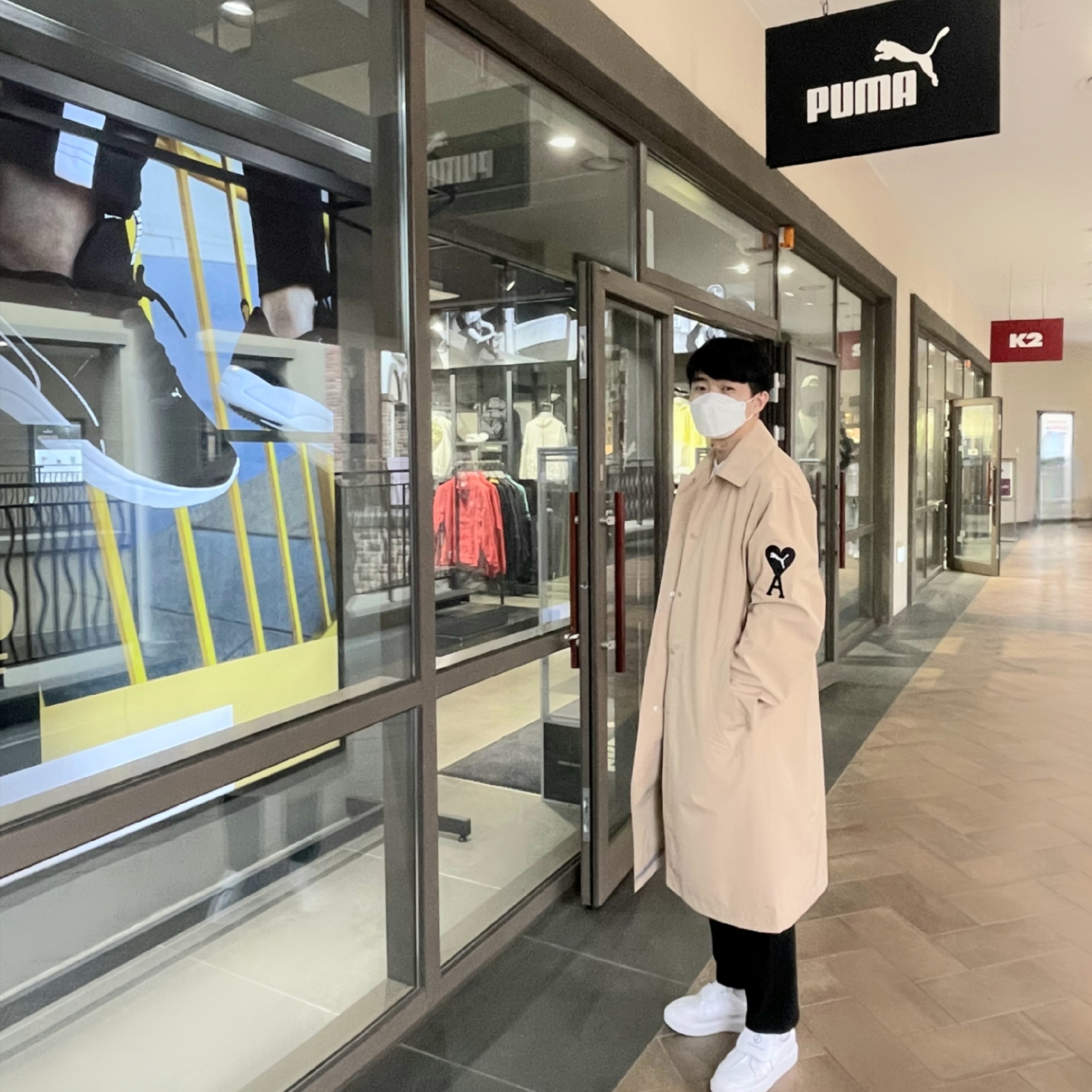 Nike x Peaceminusone Kwondo1 White 착용 스타일