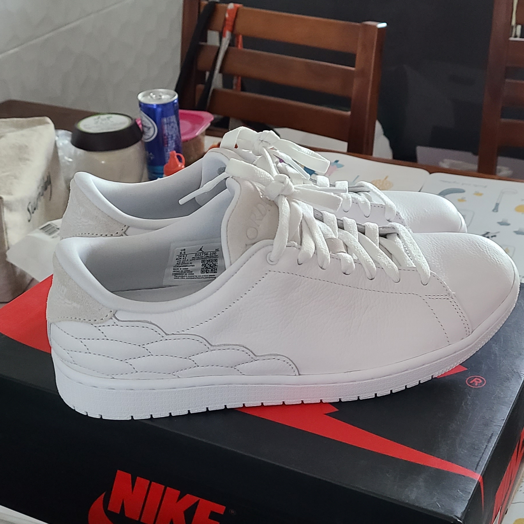 Jordan 1 Centre Court White On White 착용 스타일
