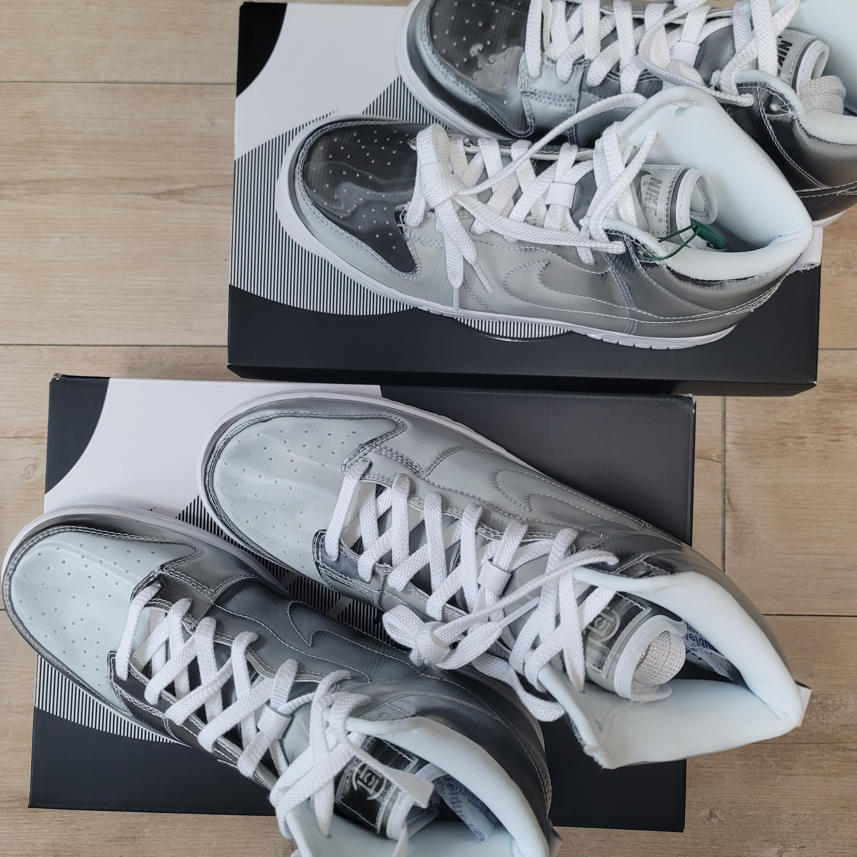 Nike x Clot Dunk High Flux 착용 스타일 - 3