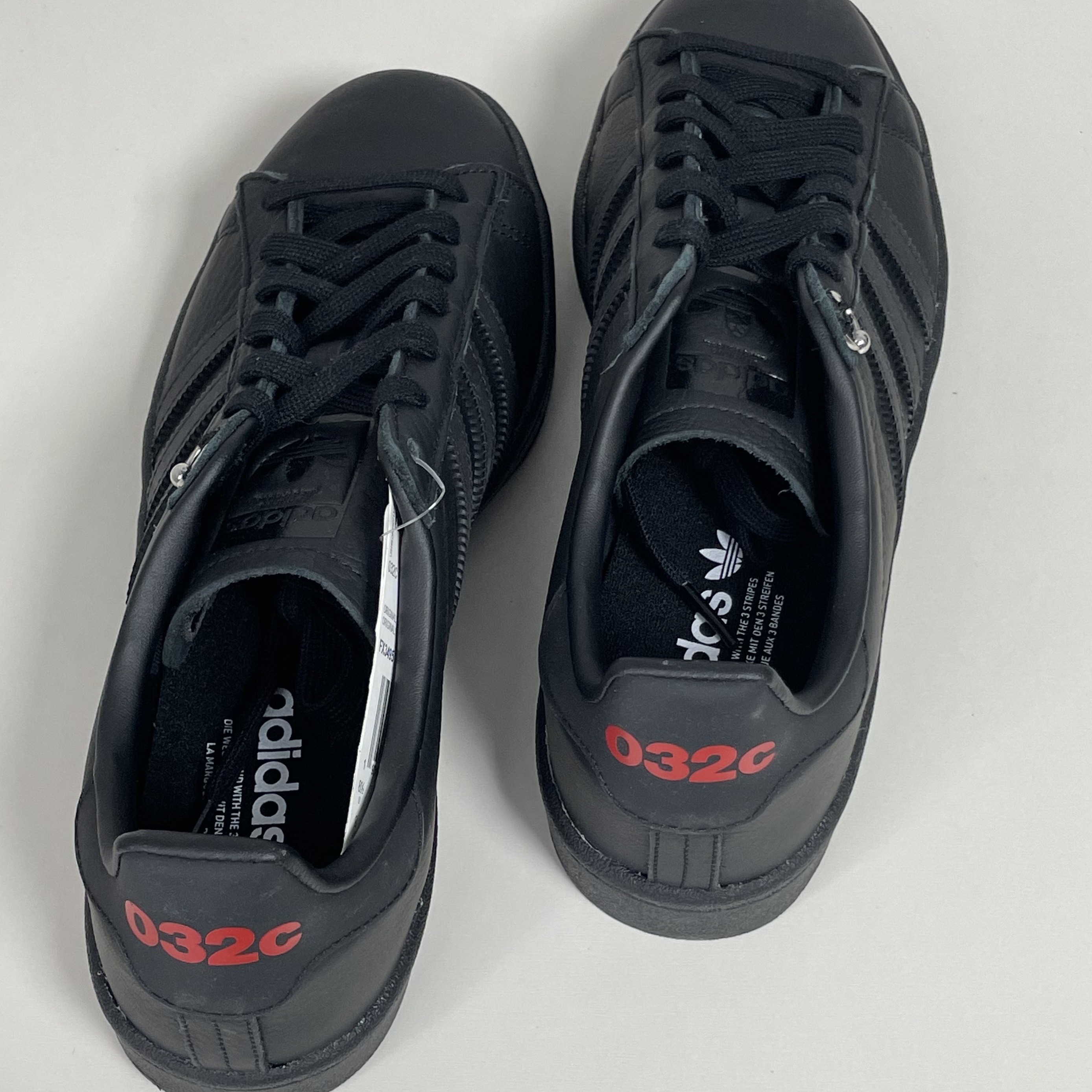 Adidas x 032c Campus Prince Albert Black 착용 스타일