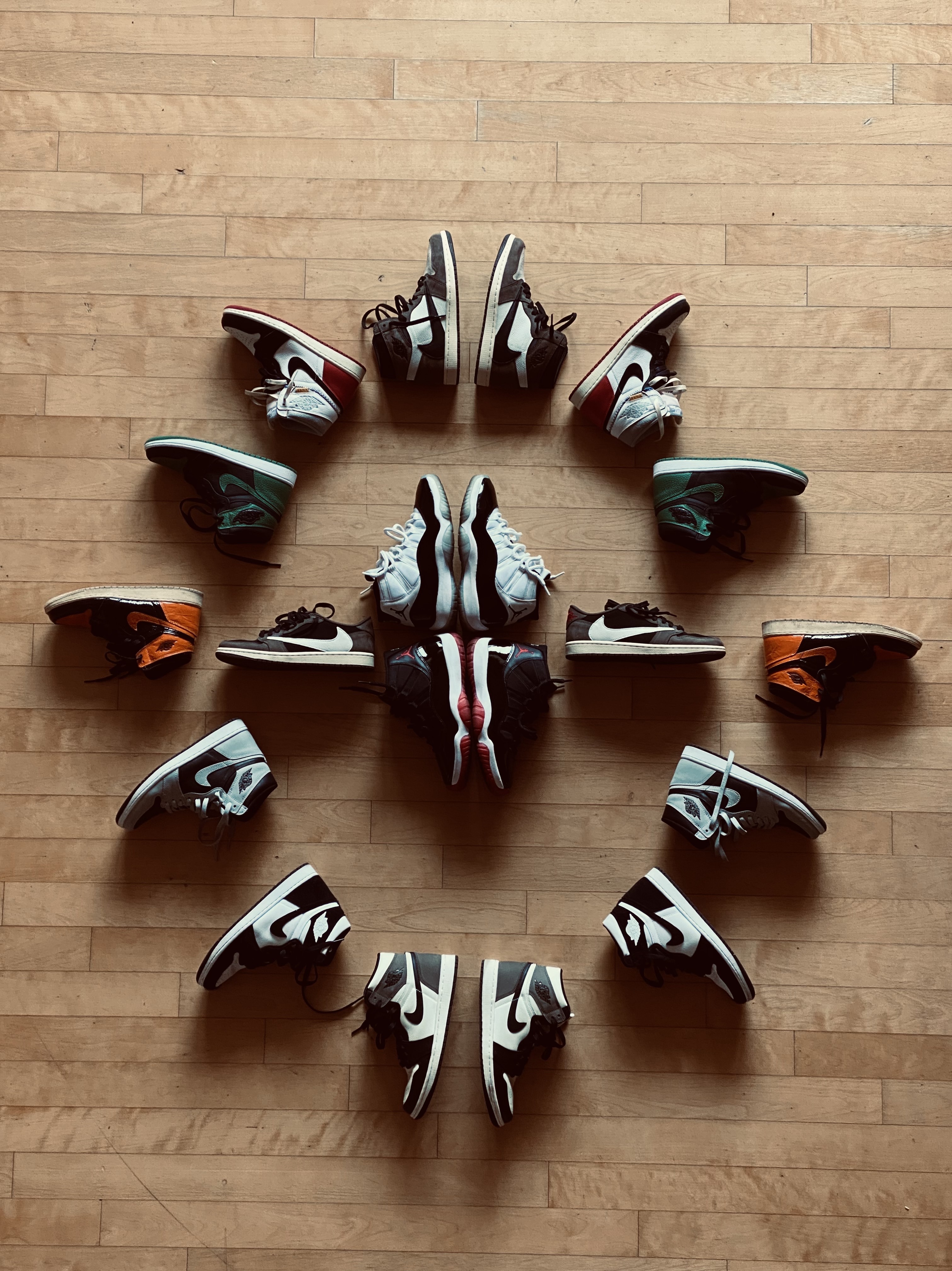 Jordan 11 Retro Concord 2018, Jordan 11 Retro Bred 2019 착용 스타일