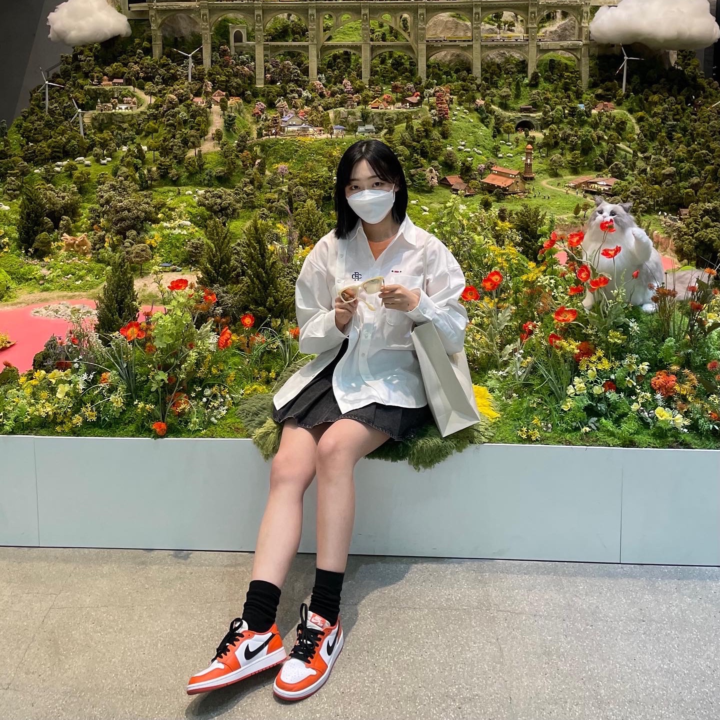 Jordan 1 Low OG Starfish, (W) Jordan 1 Low OG Starfish 착용 스타일 - 2