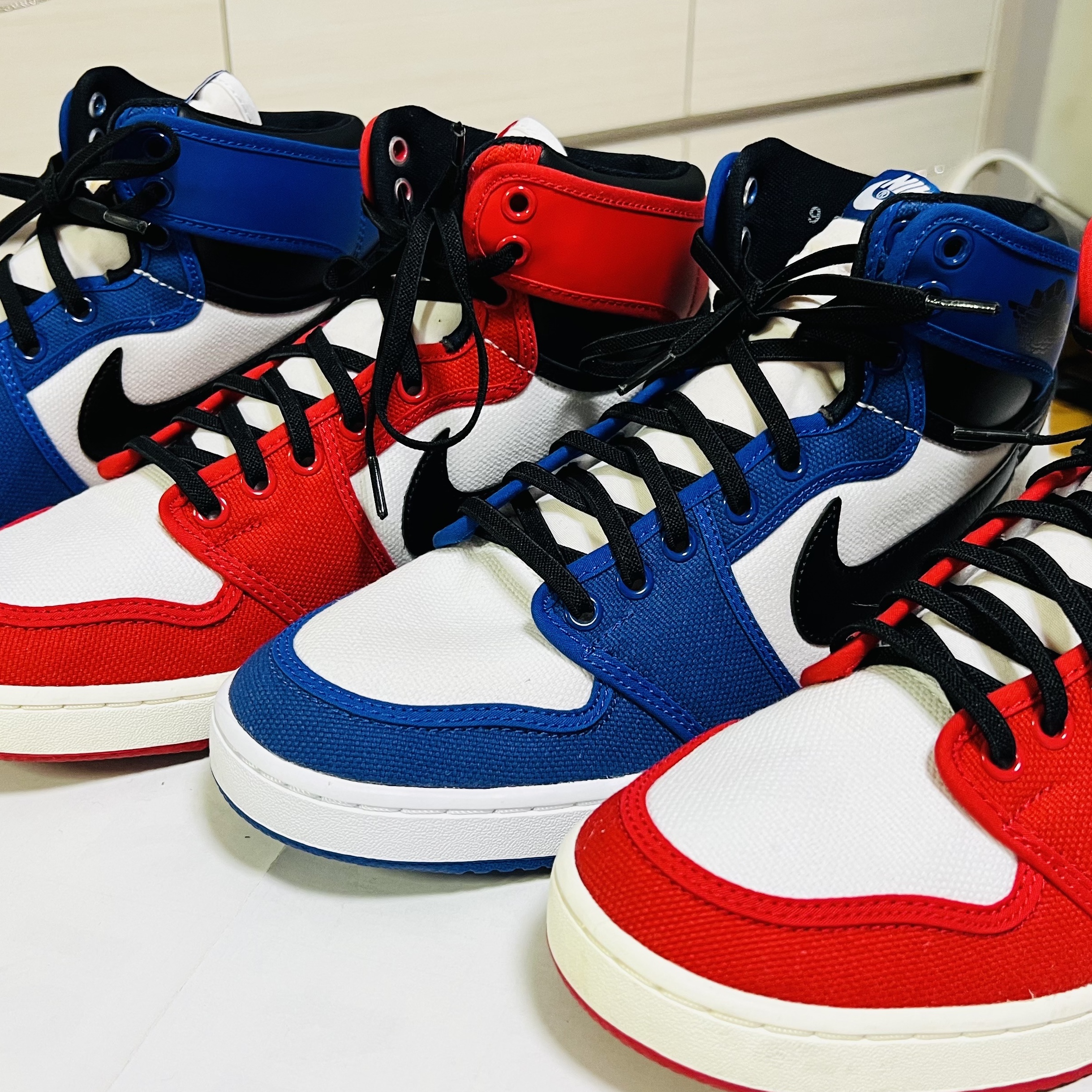 Jordan 1 KO Chicago 2021, Jordan 1 KO Storm Blue 착용 스타일