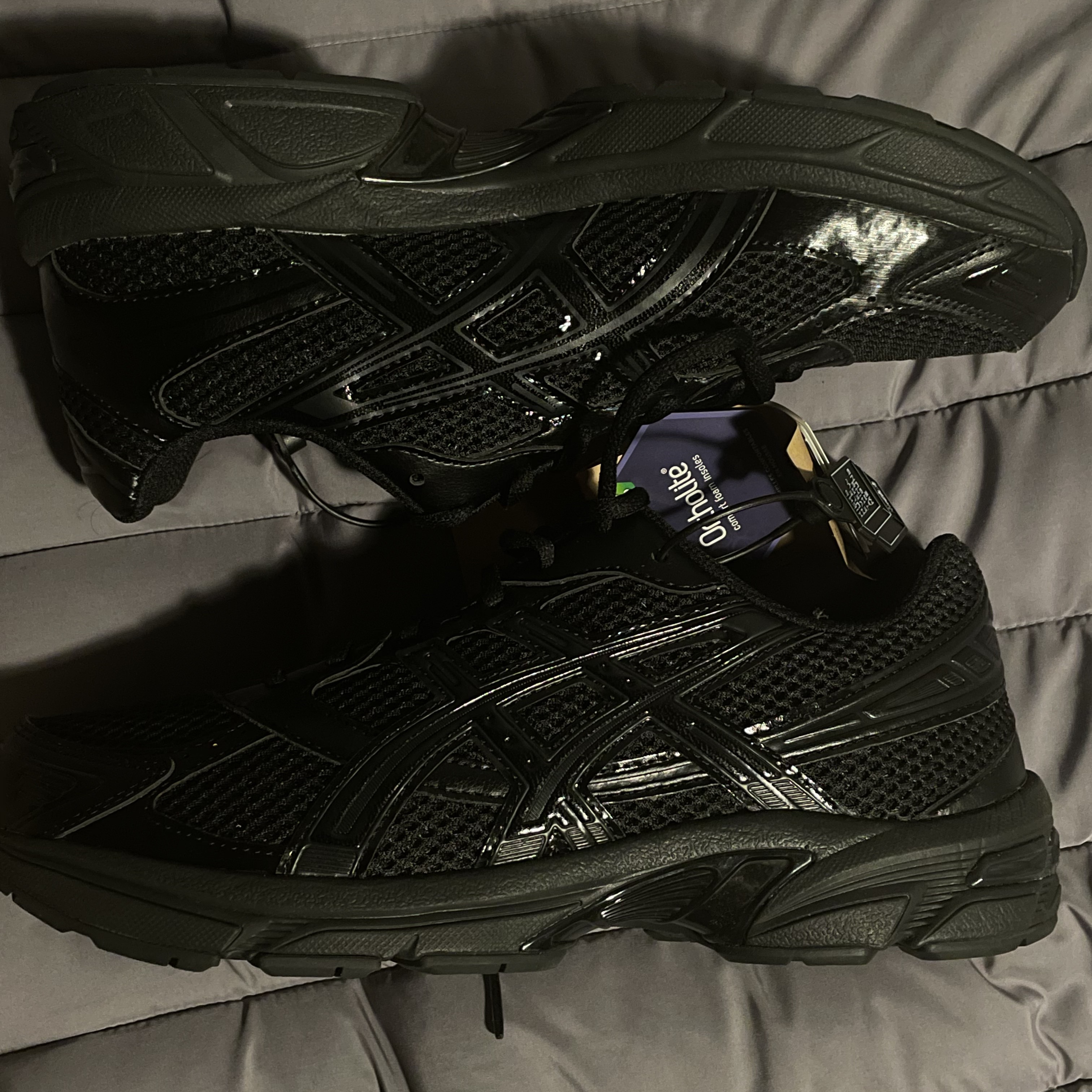 Asics Gel-1130 Black Graphite Grey 착용 스타일