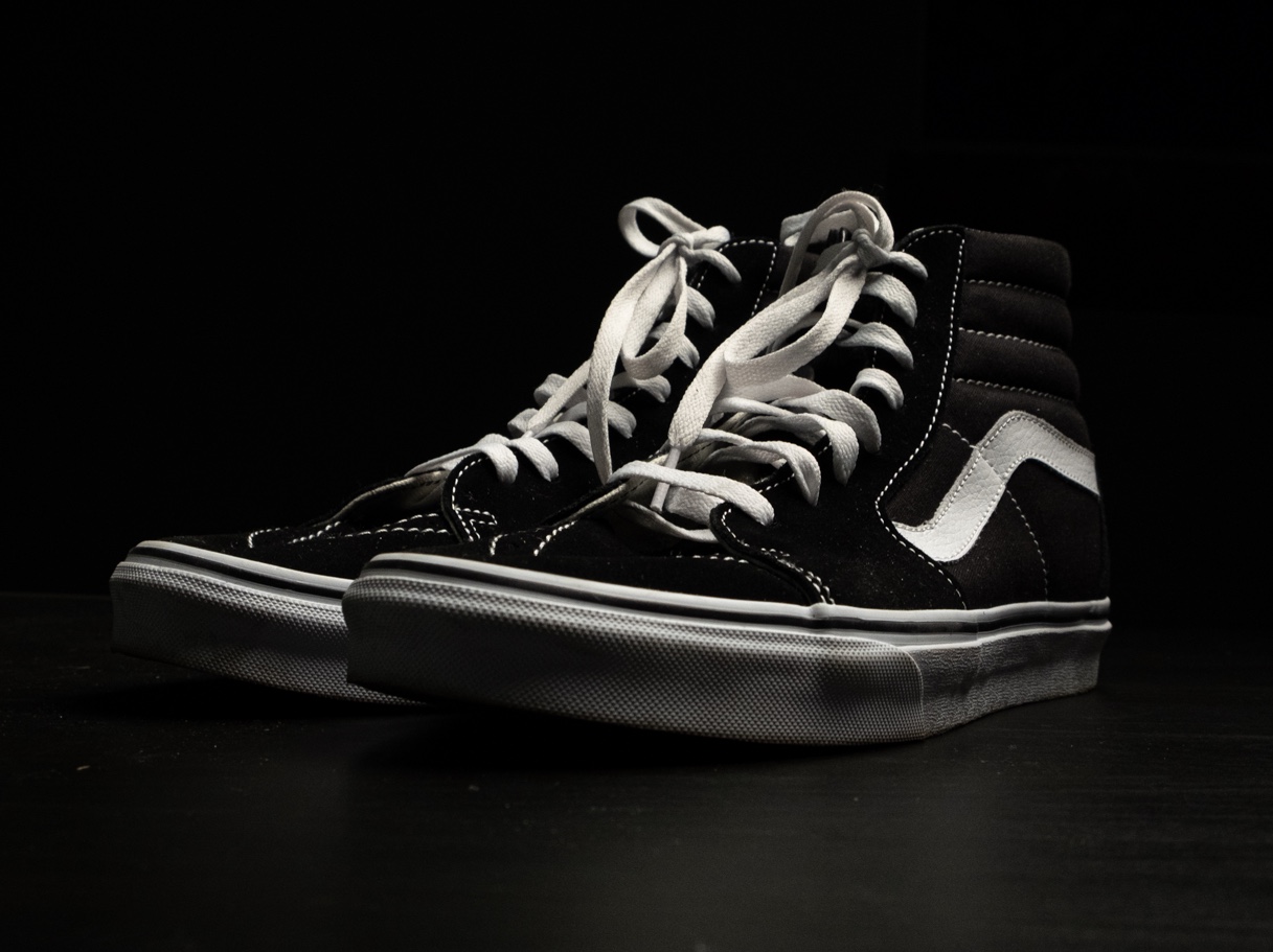Vans Vault OG Sk8-Hi LX Black 착용 스타일