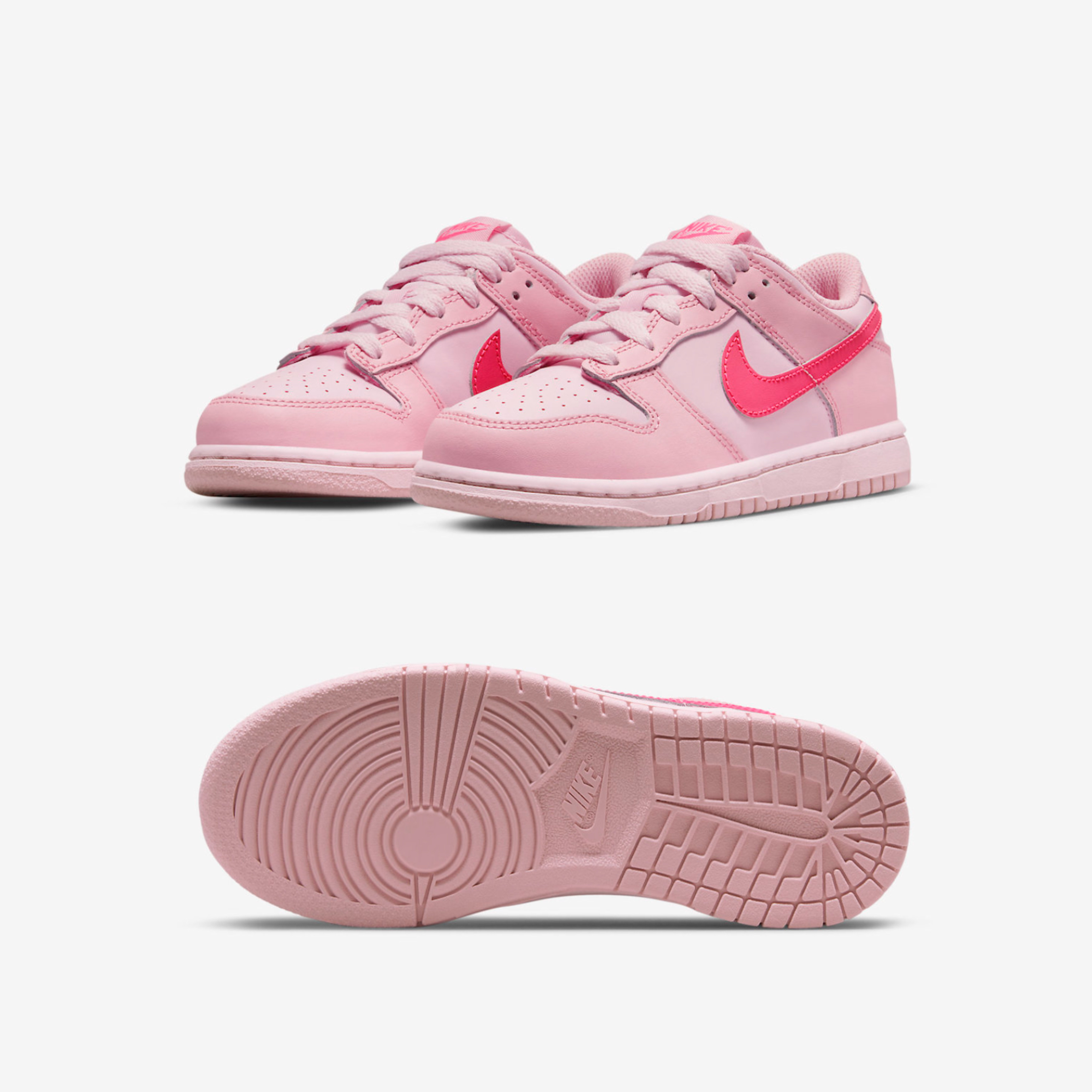 (PS) Nike Dunk Low Triple Pink, (TD) Nike Dunk Low Triple Pink 착용 스타일 - 2