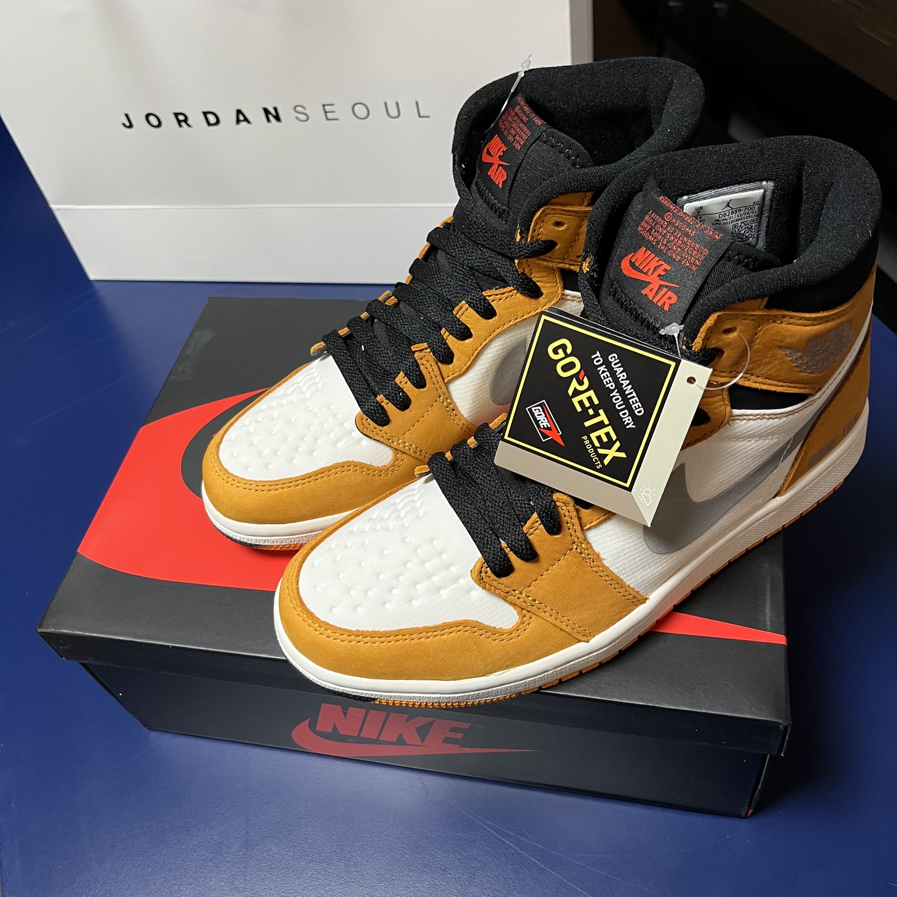 Jordan 1 Element Gore-Tex Light Curry 착용 스타일 - 3