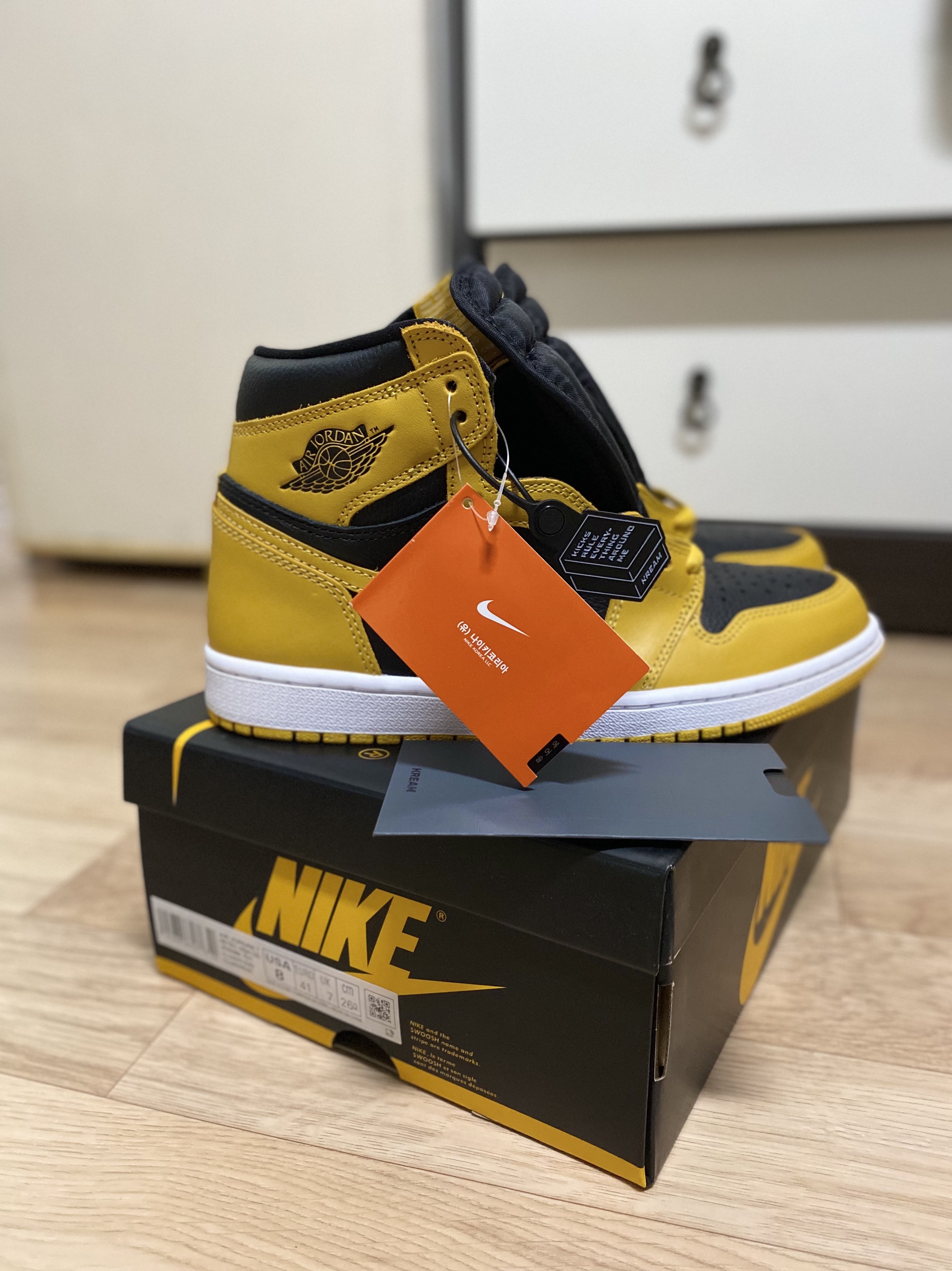 Jordan 1 Retro High OG Pollen 착용 스타일 - 1