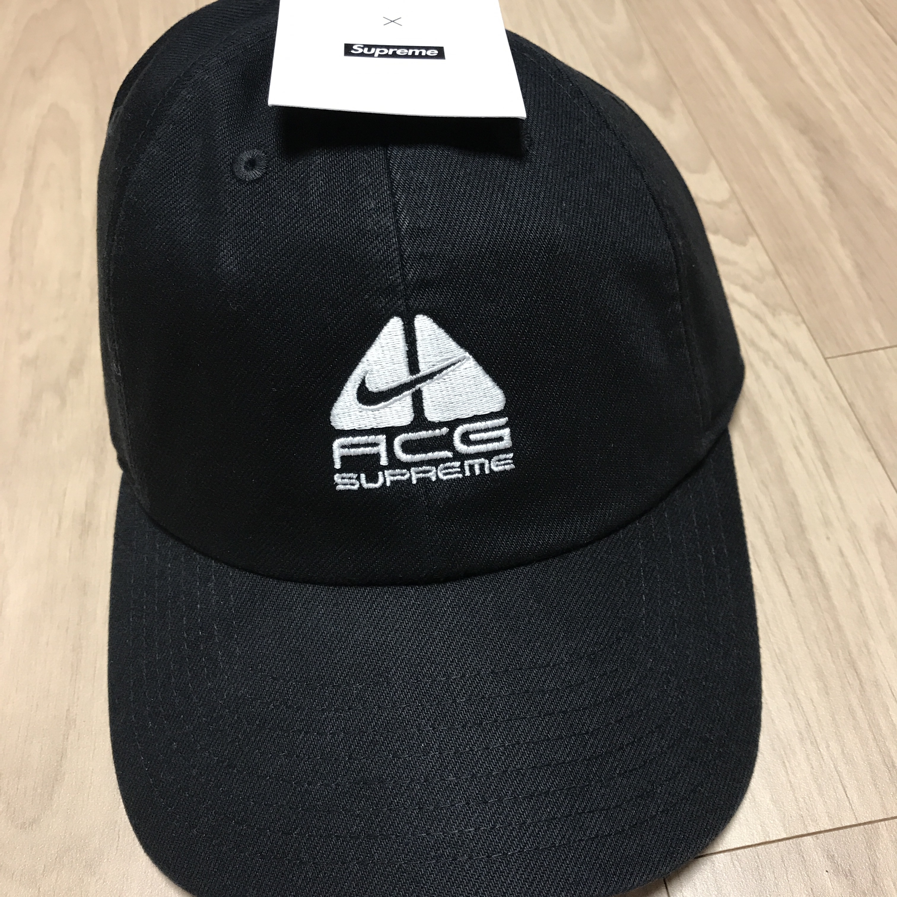 Supreme x Nike ACG Denim 6-Panel Black - 22FW 착용 스타일 - 1