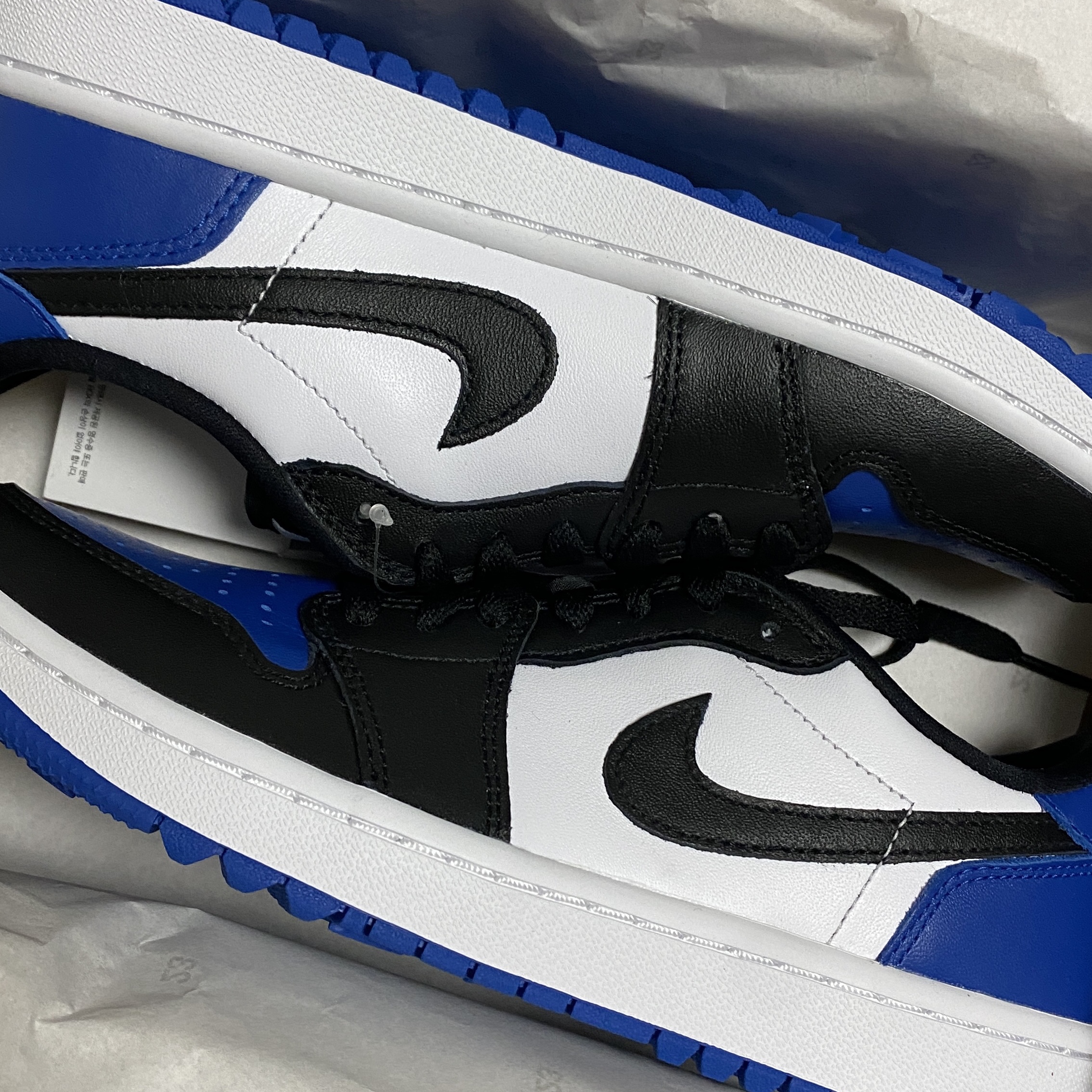 Jordan 1 Low Golf Sport Royal 착용 스타일
