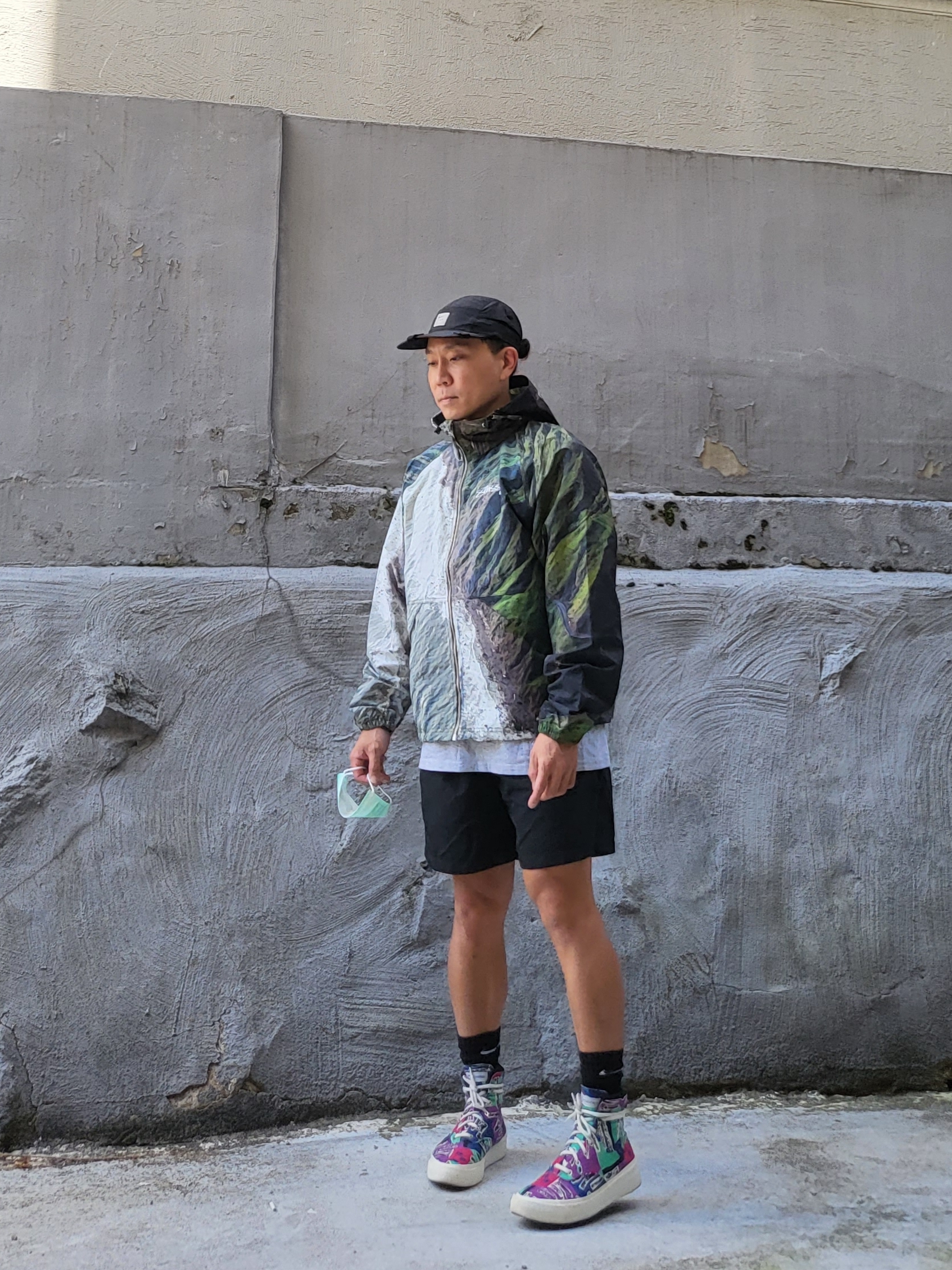 Nike x Matthew M Williams NRG AW84 Cap Black, Stussy Coastline Beach Shell Jacket Multi 착용 스타일 - 1