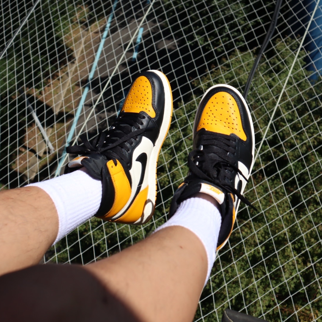 Jordan 1 Retro High OG Taxi 착용 스타일 - 2