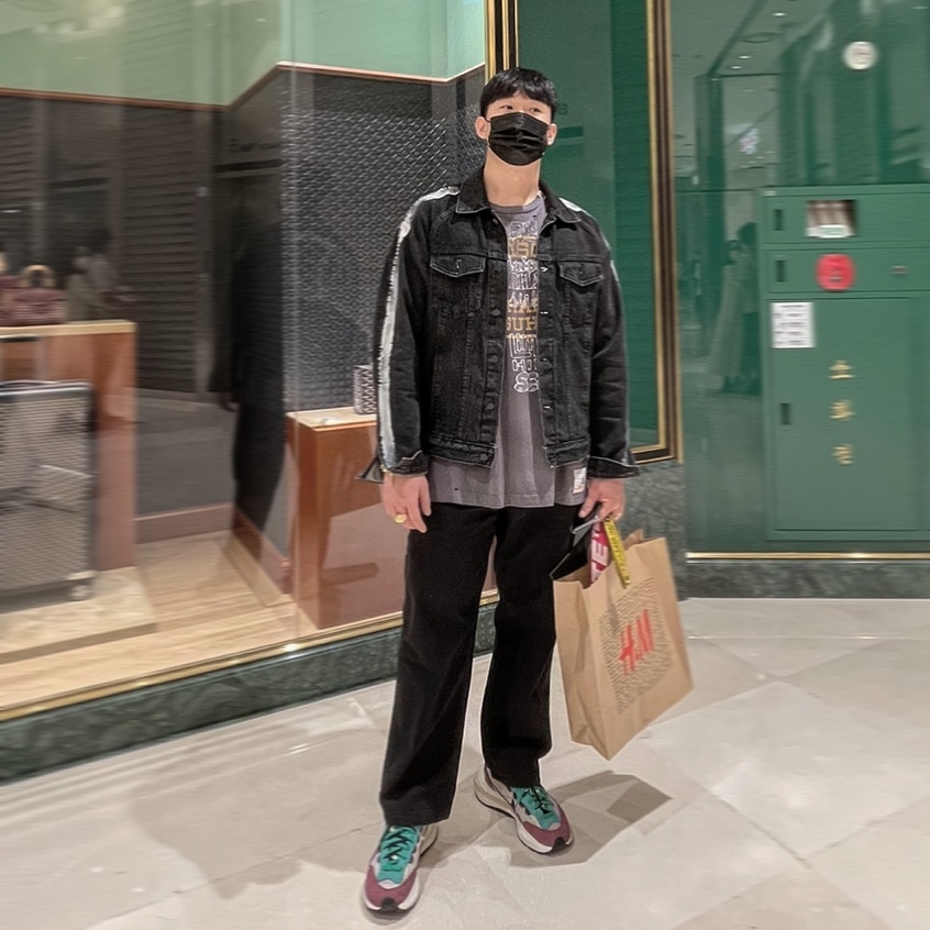 Nike x Sacai VaporWaffle String & Black Villain Red 착용 스타일
