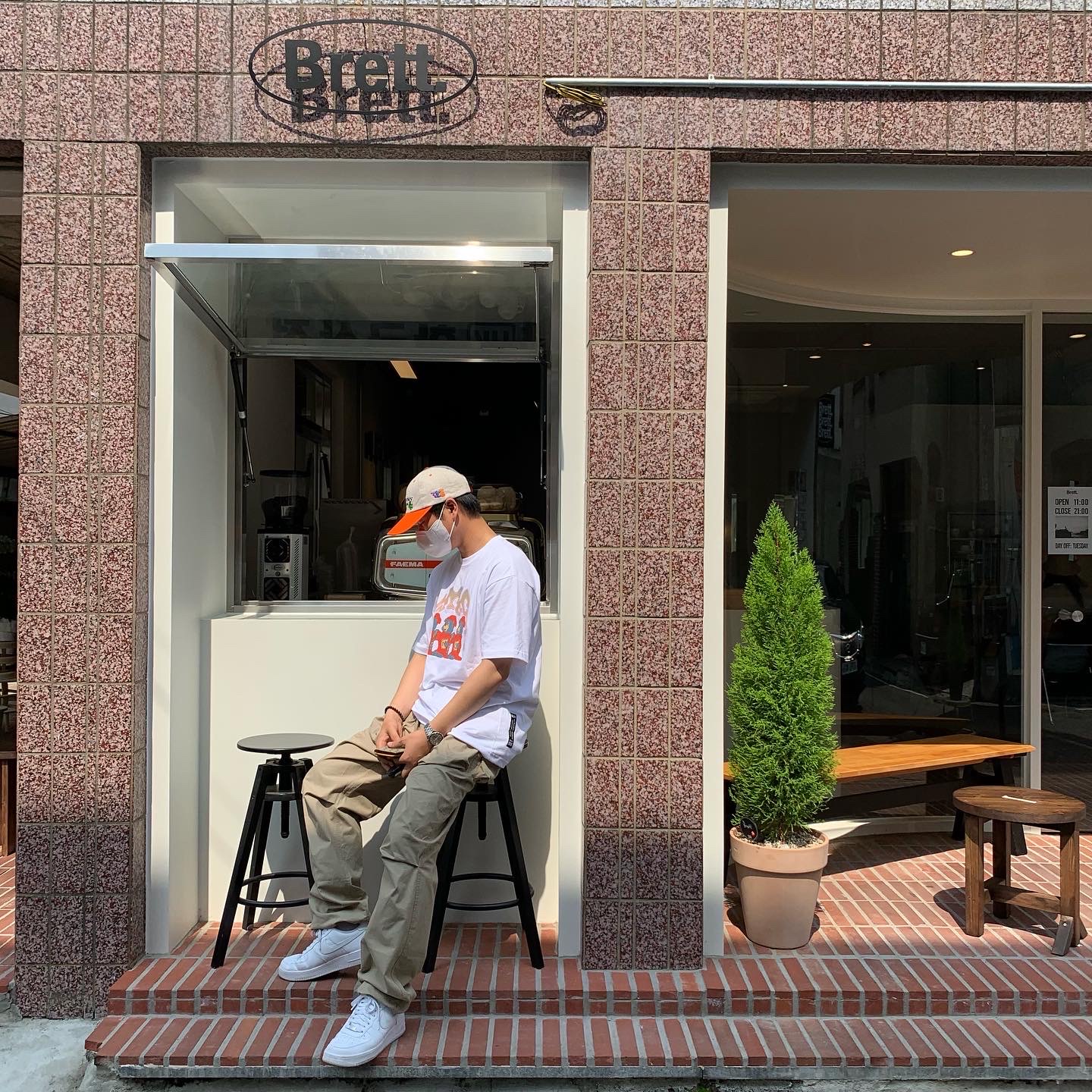 Nike Air Force 1 '07 Low White 착용 스타일