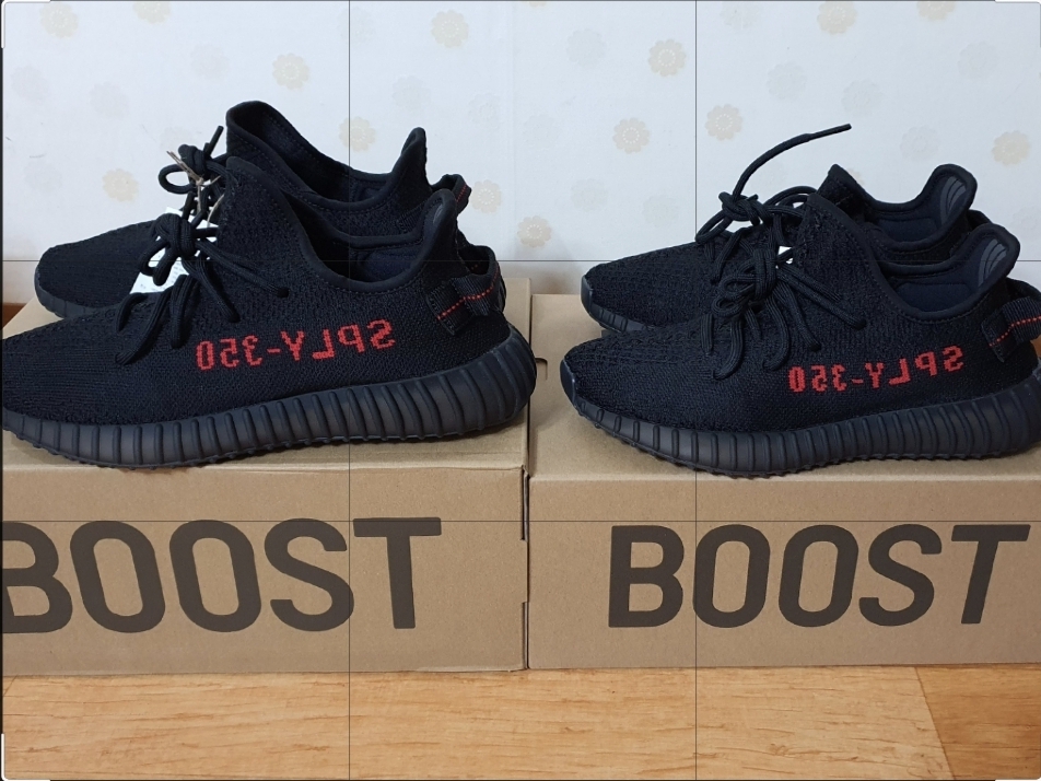 Adidas Yeezy Boost 350 V2 Black Red 2020 착용 스타일