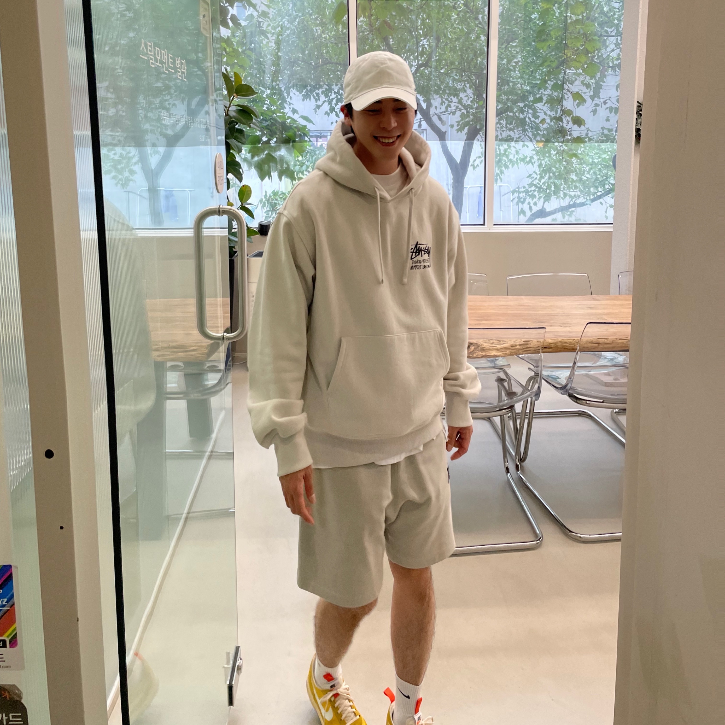 Nike x Tom Sachs General Purpose Shoe Archive, Stussy Stock DSM London Hoodie Smoke 2022 착용 스타일 - 2