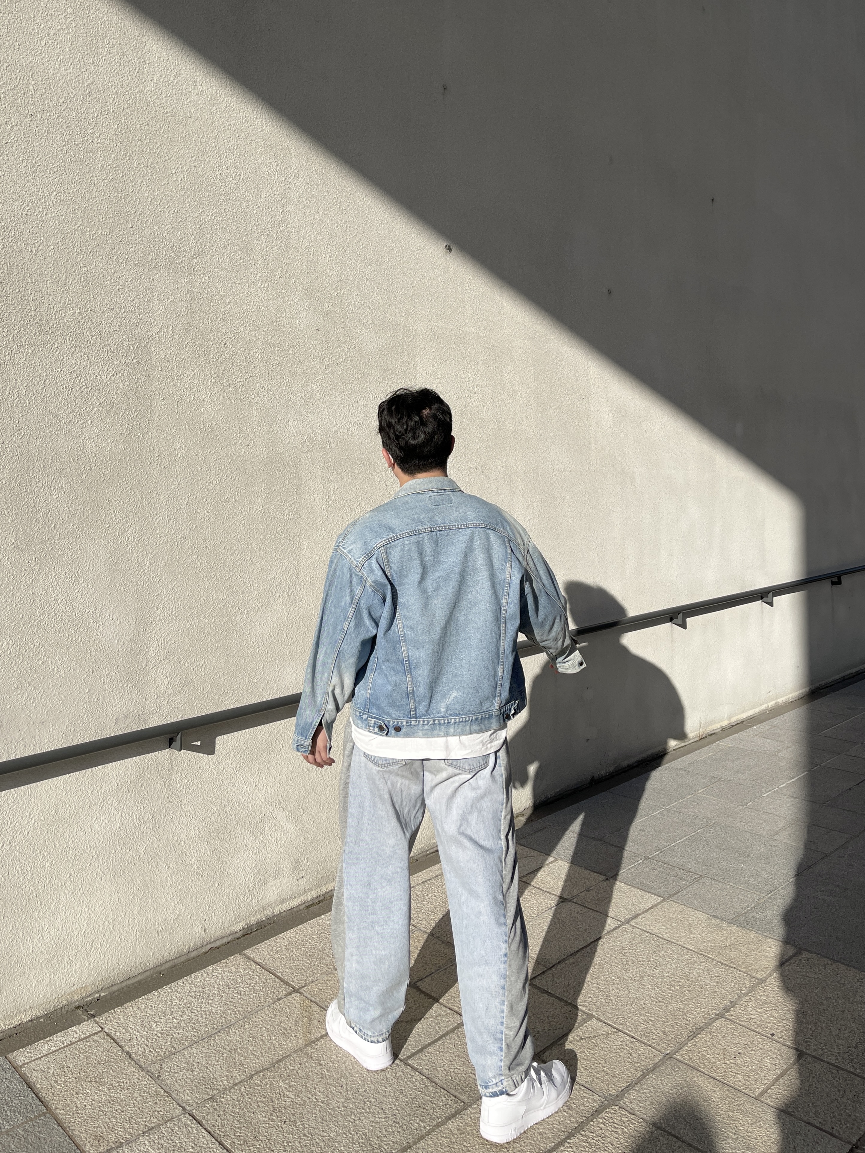 Our Legacy Box T-Shirt Maverick Deja Vu Print White, Nike Air Force 1 '07 Low White 착용 스타일 - 4