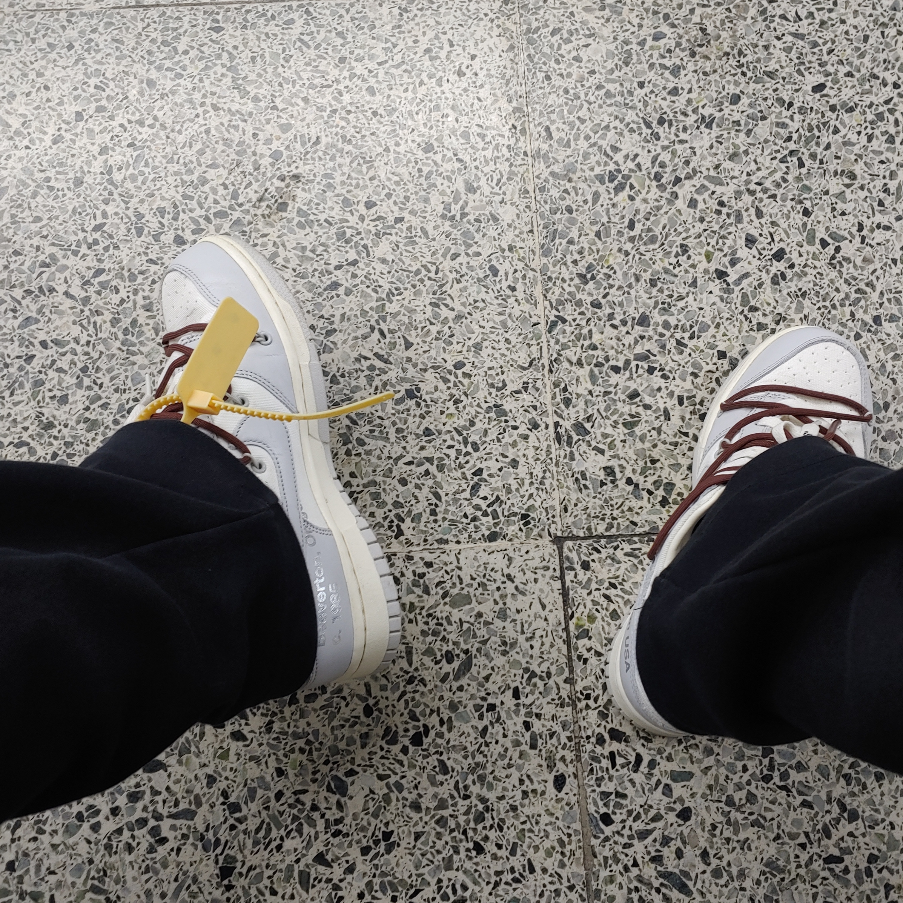 Nike x Off-White Dunk Low The 50 - Lot 46 착용 스타일