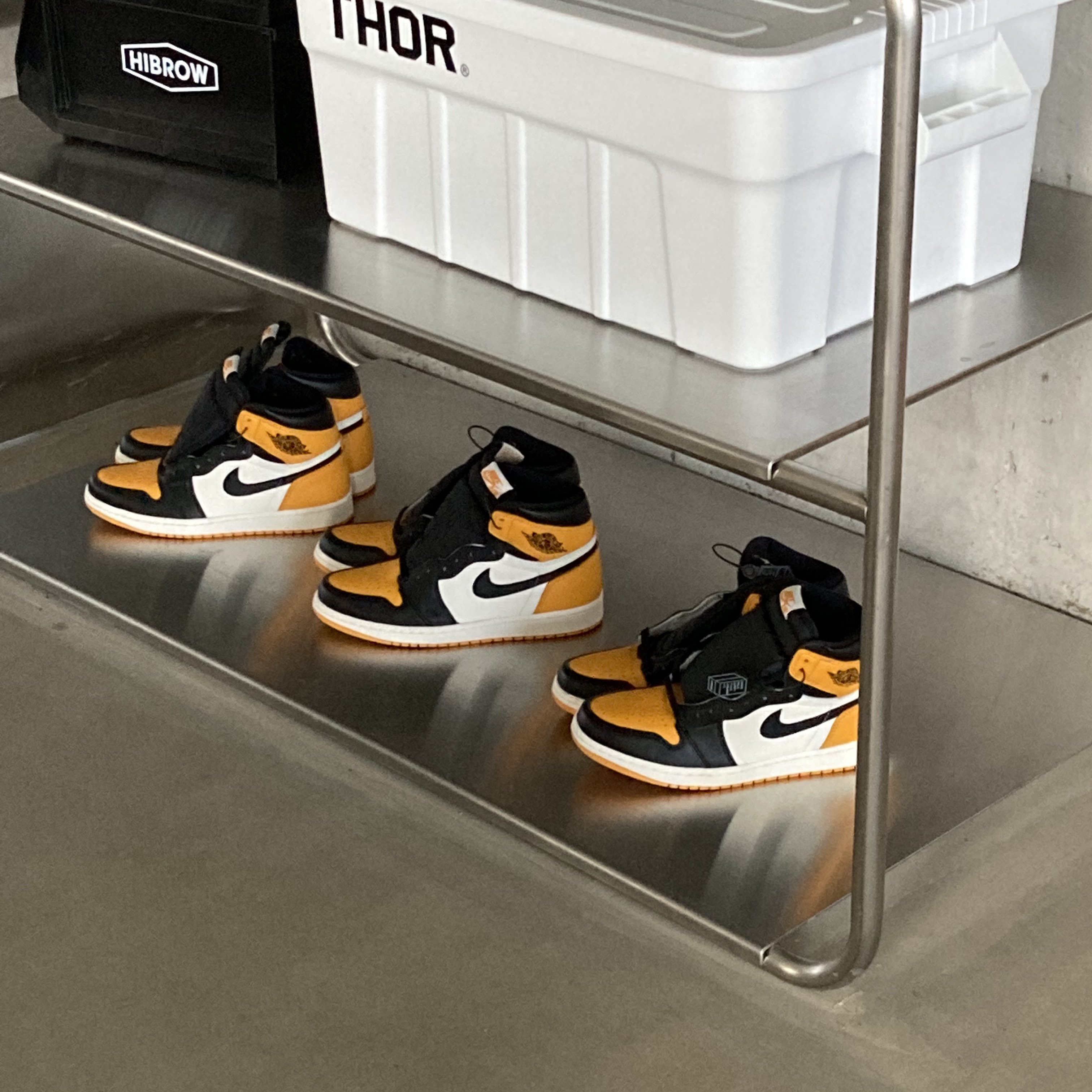 Jordan 1 Retro High OG Taxi 착용 스타일