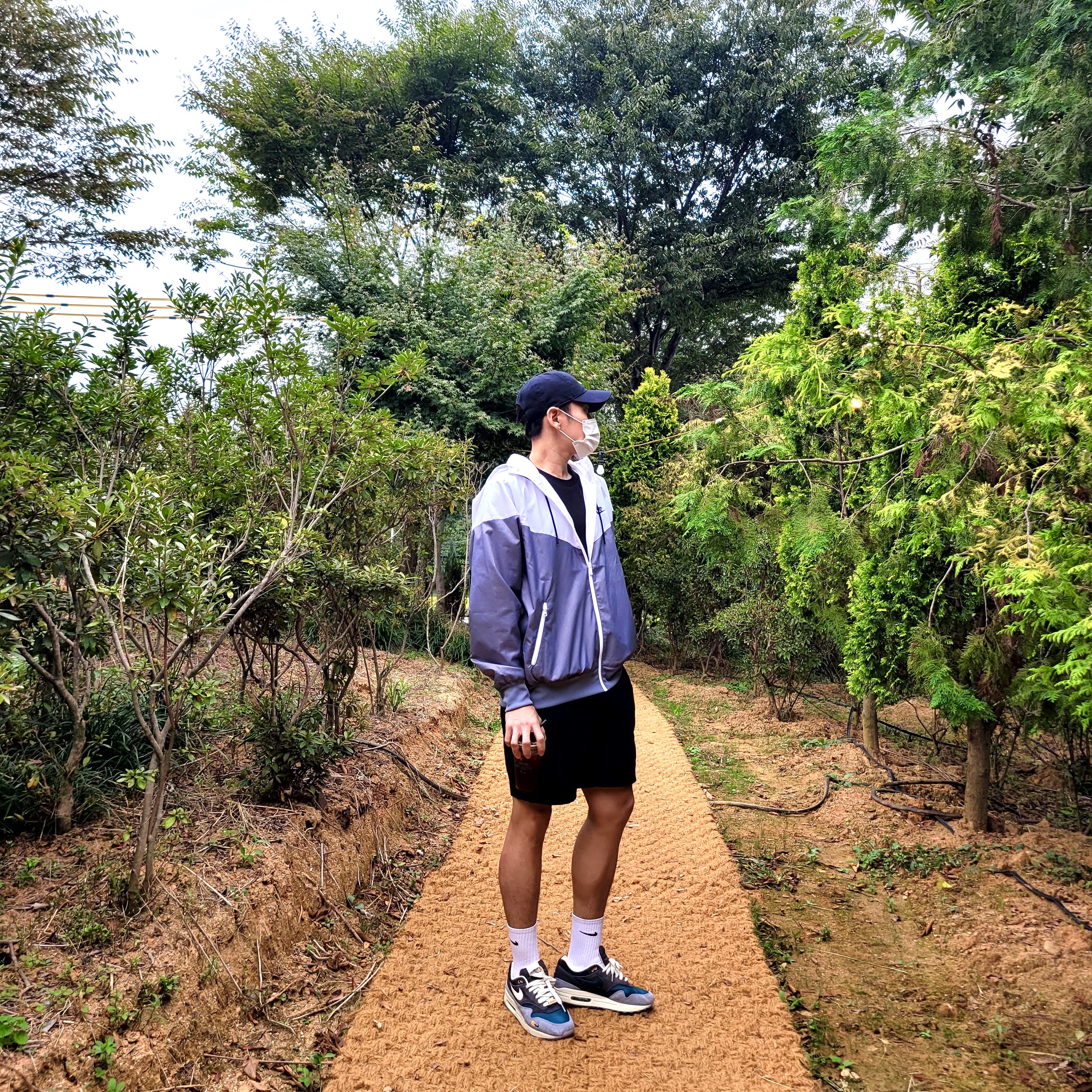 Nike x Kasina Air Max 1 SP Won-Ang Particle Grey 착용 스타일