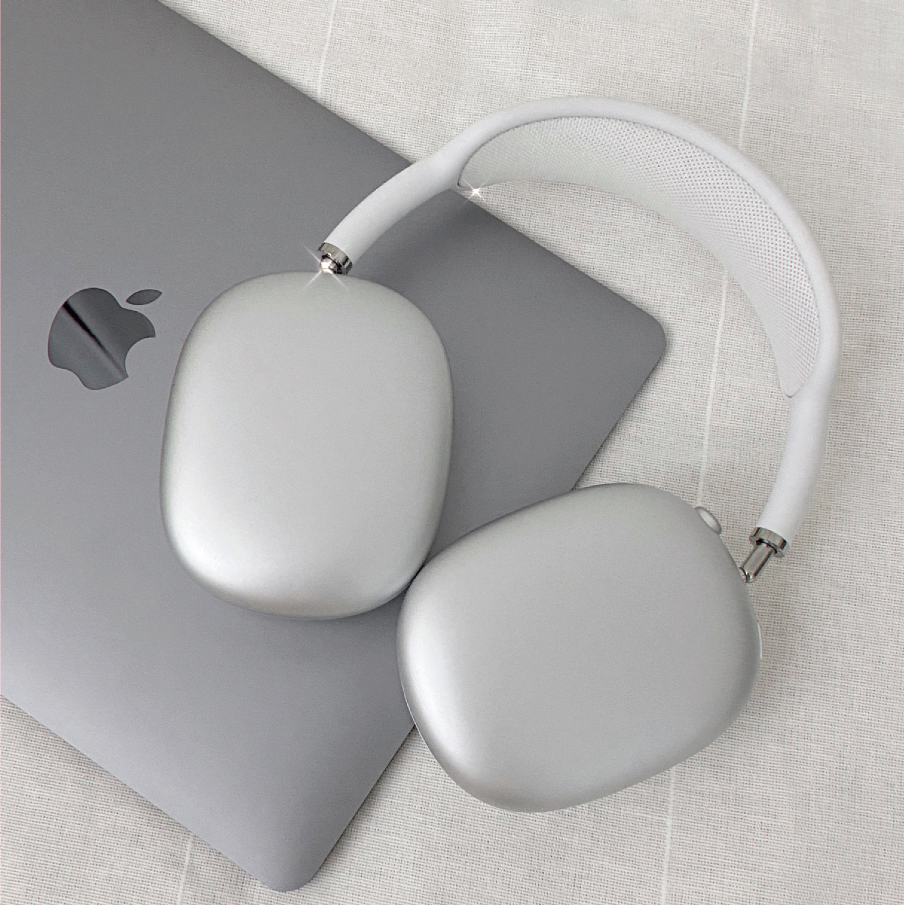 Apple AirPods Max Lightning Silver (Korean Ver.) 착용 스타일 - 1