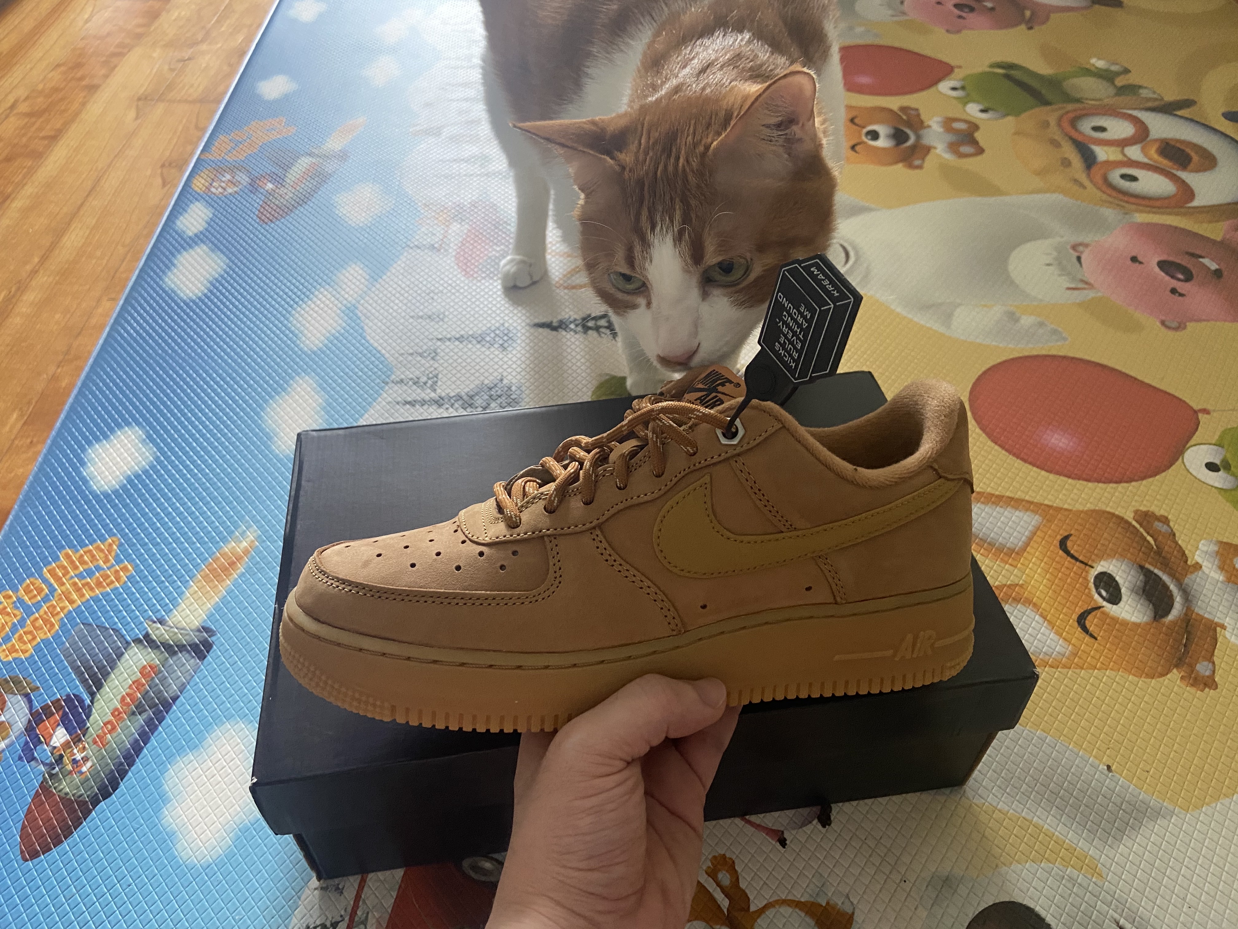 Nike Air Force 1 '07 WB Flax 착용 스타일 - 2