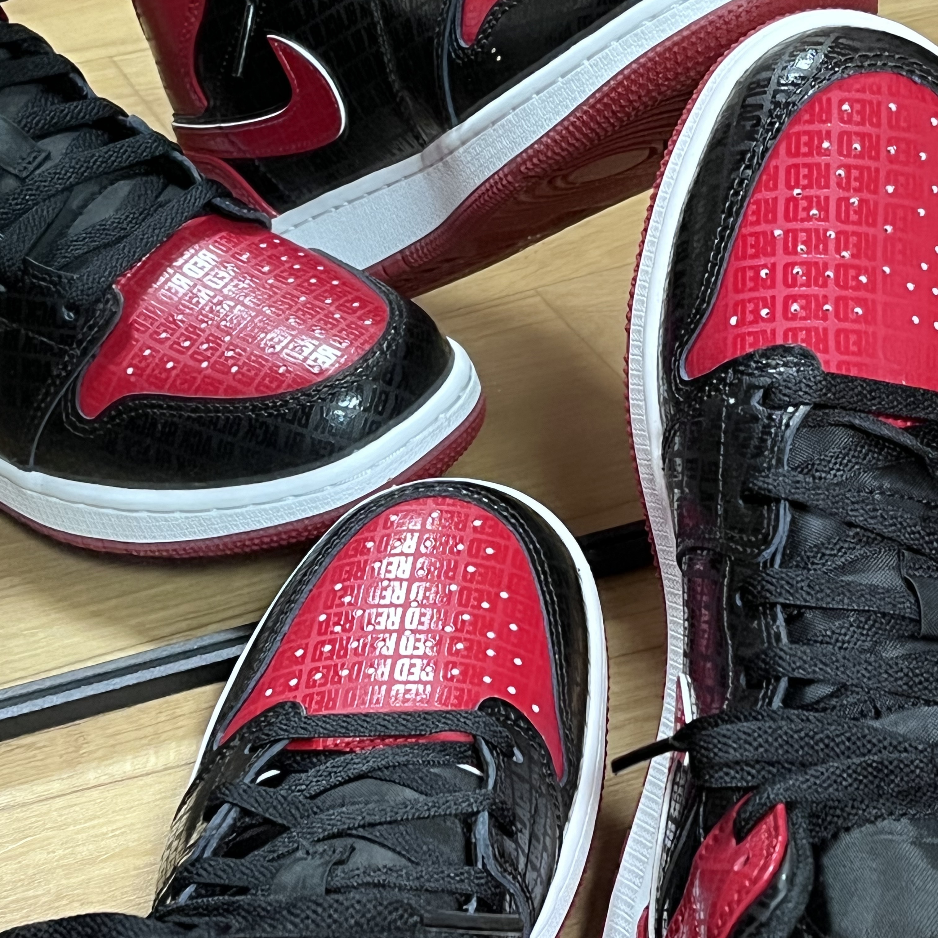 (GS) Jordan 1 Mid Bred 착용 스타일 - 4