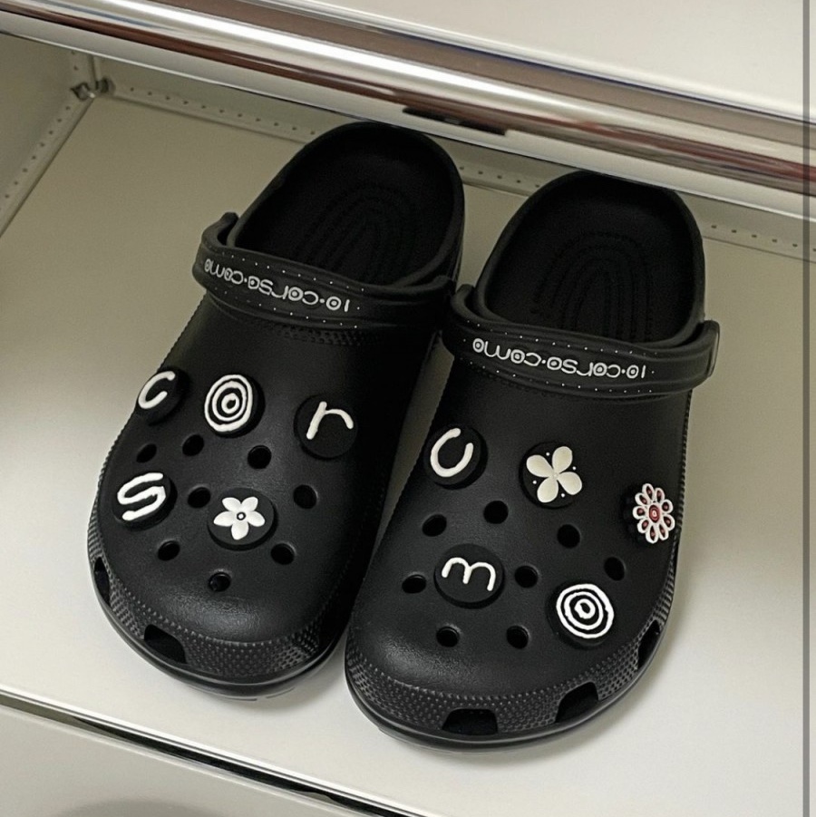 Crocs x 10 Corso Como Classic Clog Black 착용 스타일