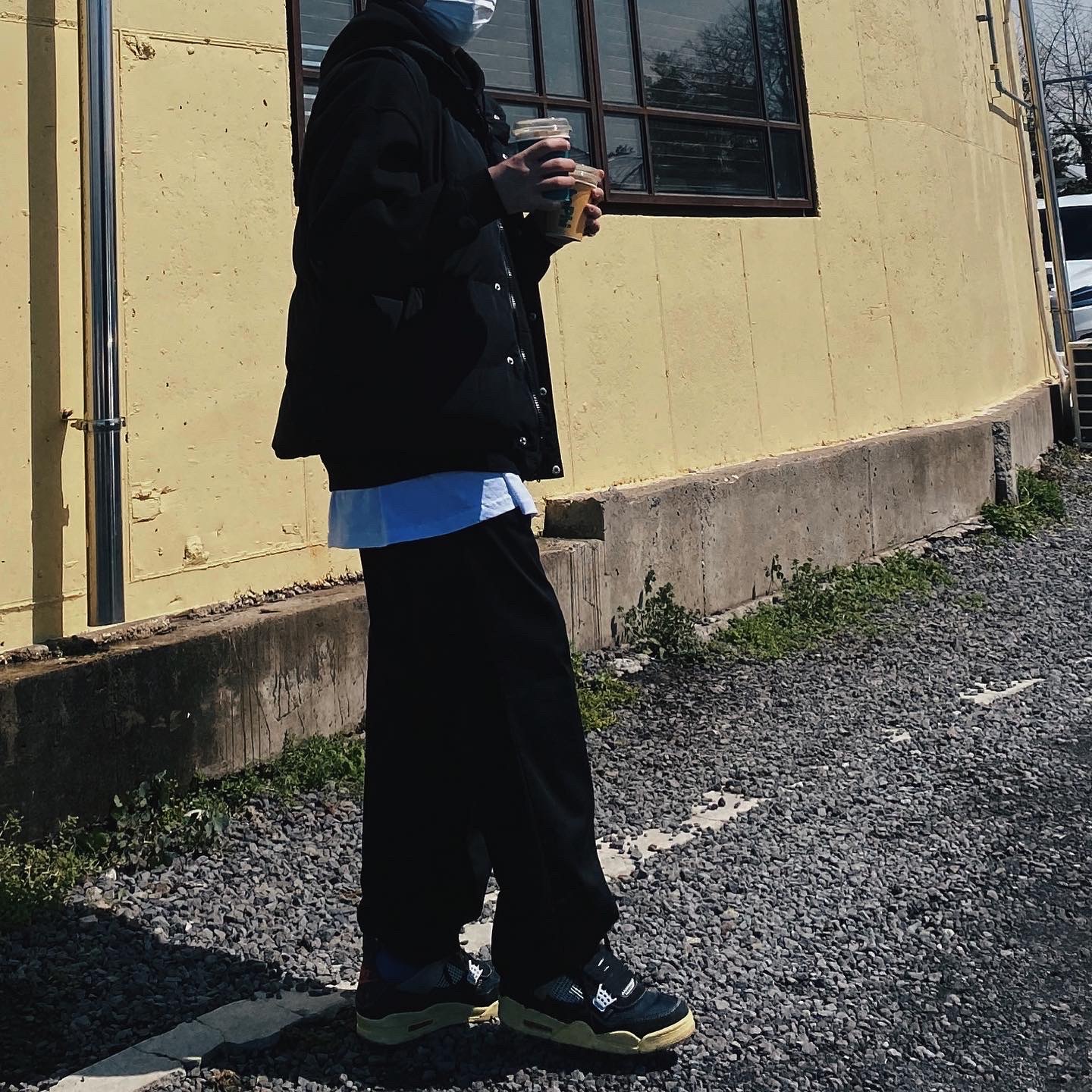 Jordan 4 x Union Retro Off Noir 착용 스타일