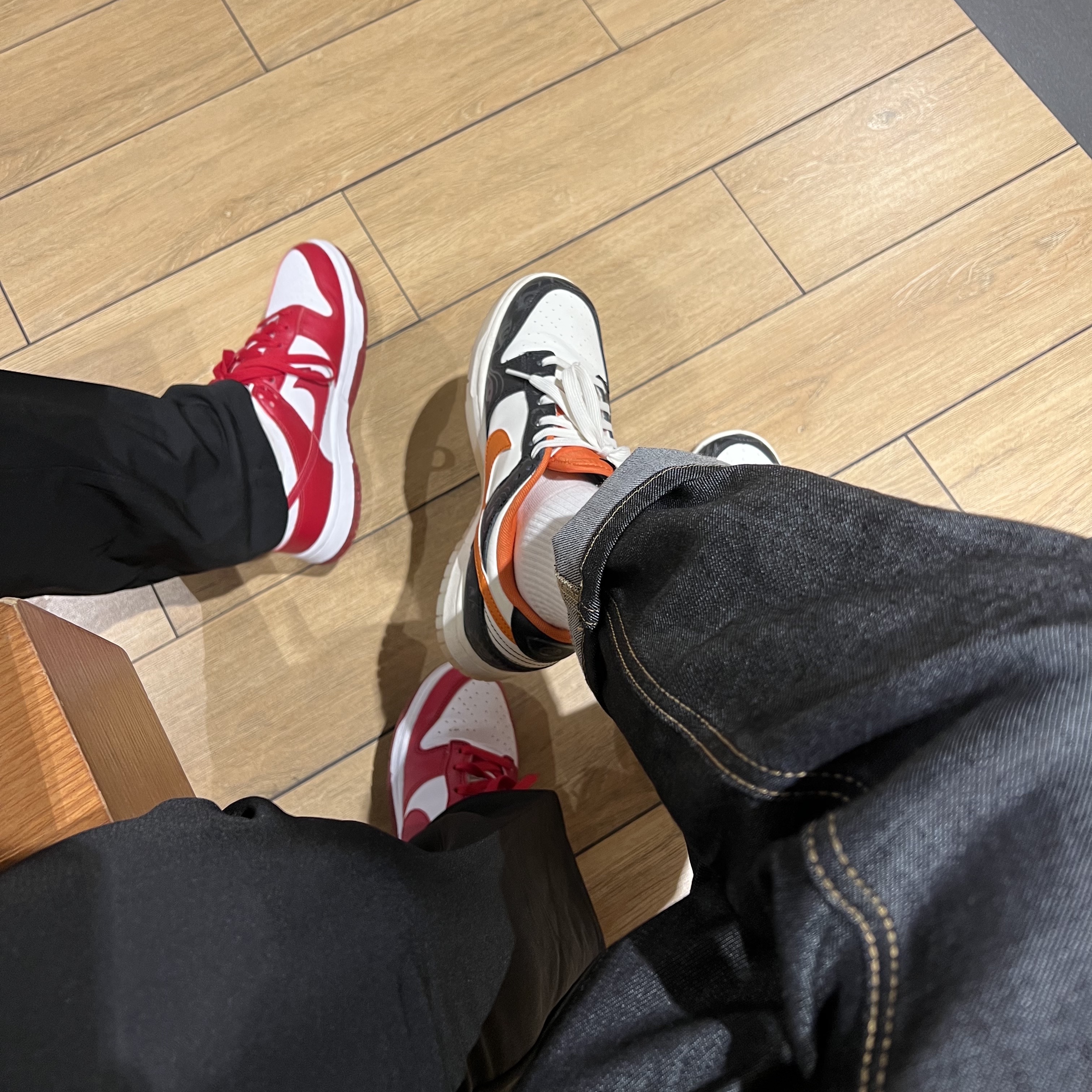 (W) Nike Dunk Low Next Nature Gym Red, Nike Dunk Low Retro PRM Halloween 착용 스타일