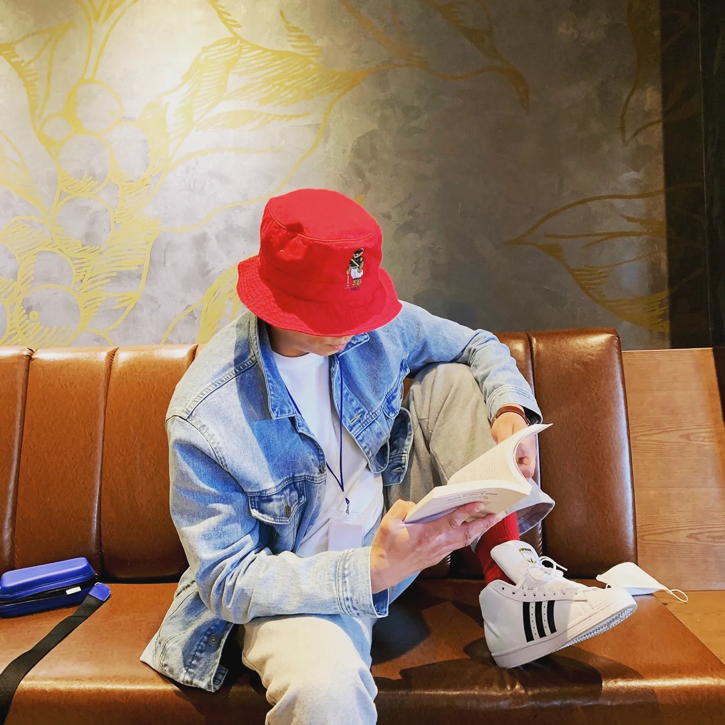 Adidas Pro Model White Black 착용 스타일 - 1