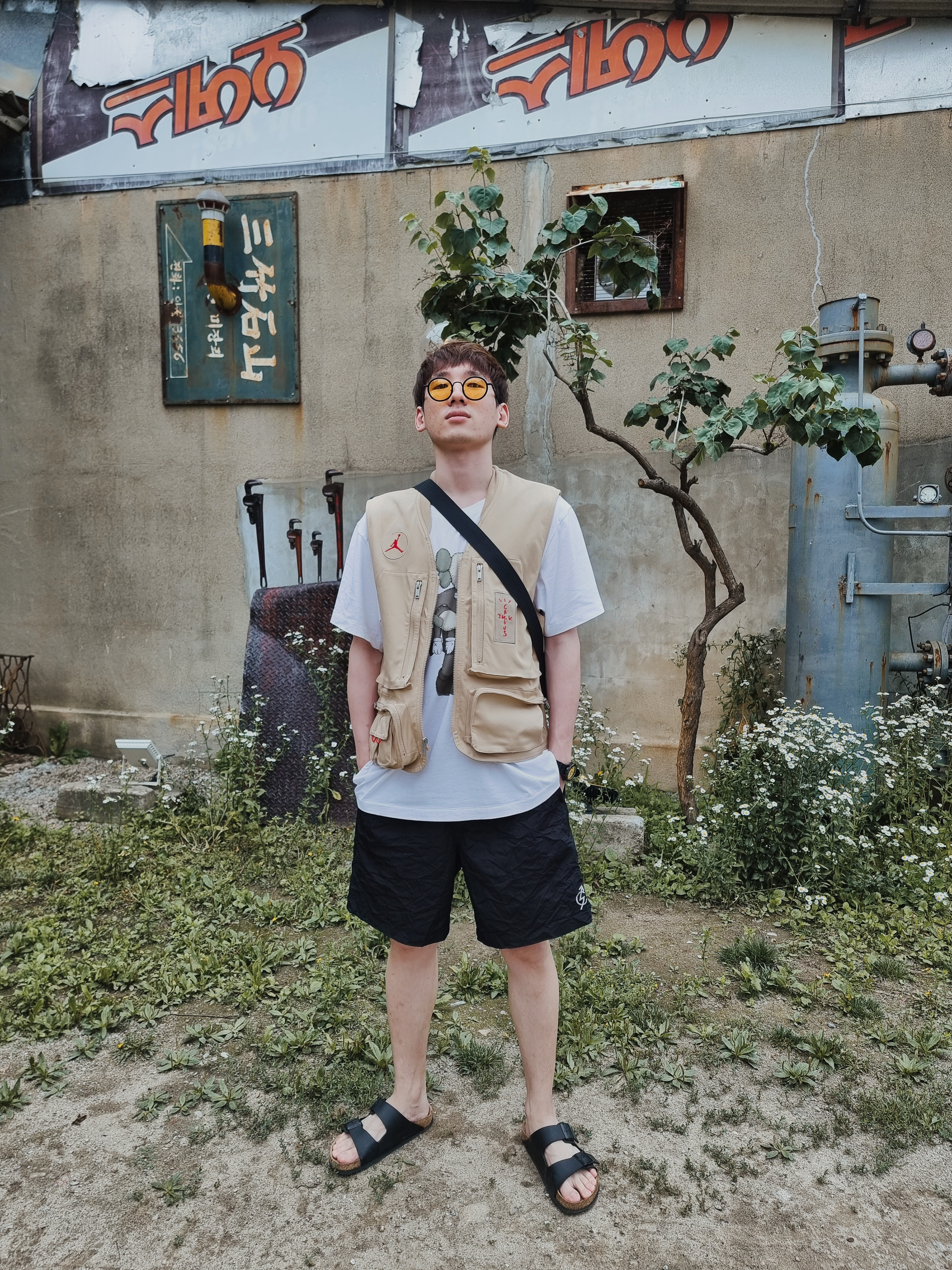 Jordan x Travis Scott Utility Vest - Asia 착용 스타일