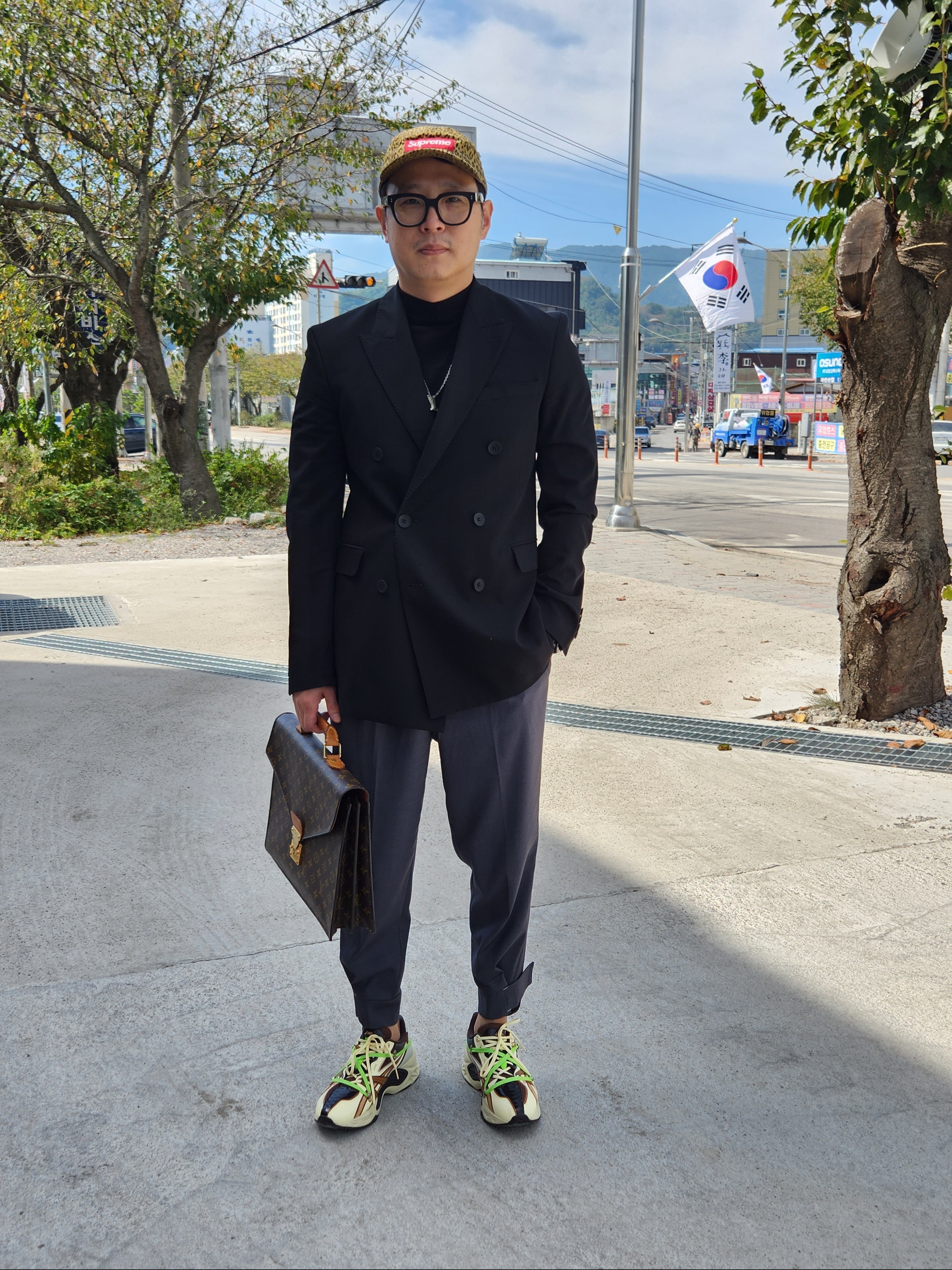 Asics x Andersson Bell HN2-S Protoblast Butter 착용 스타일 - 2