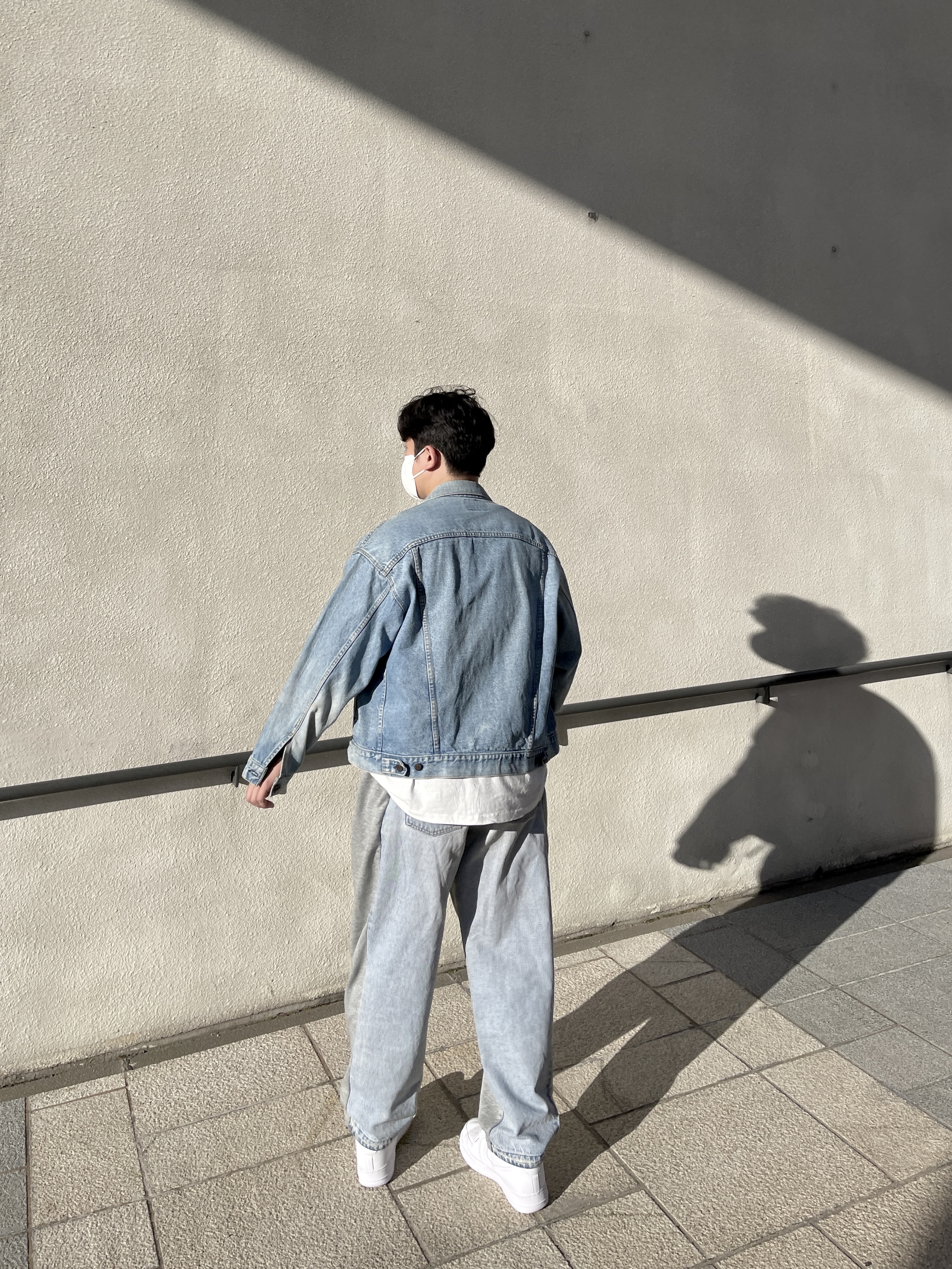 Our Legacy Box T-Shirt Maverick Deja Vu Print White, Nike Air Force 1 '07 Low White 착용 스타일 - 5