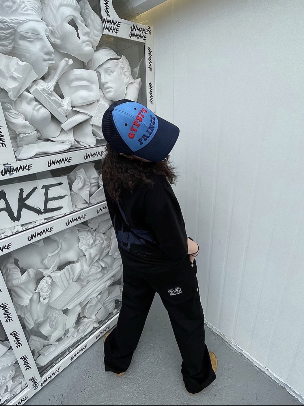 Undermycar Sioki Bad Moon T-Shirt After Midnight - 22SS, Nike Air Force 1 '07 WB Flax 착용 스타일 - 1