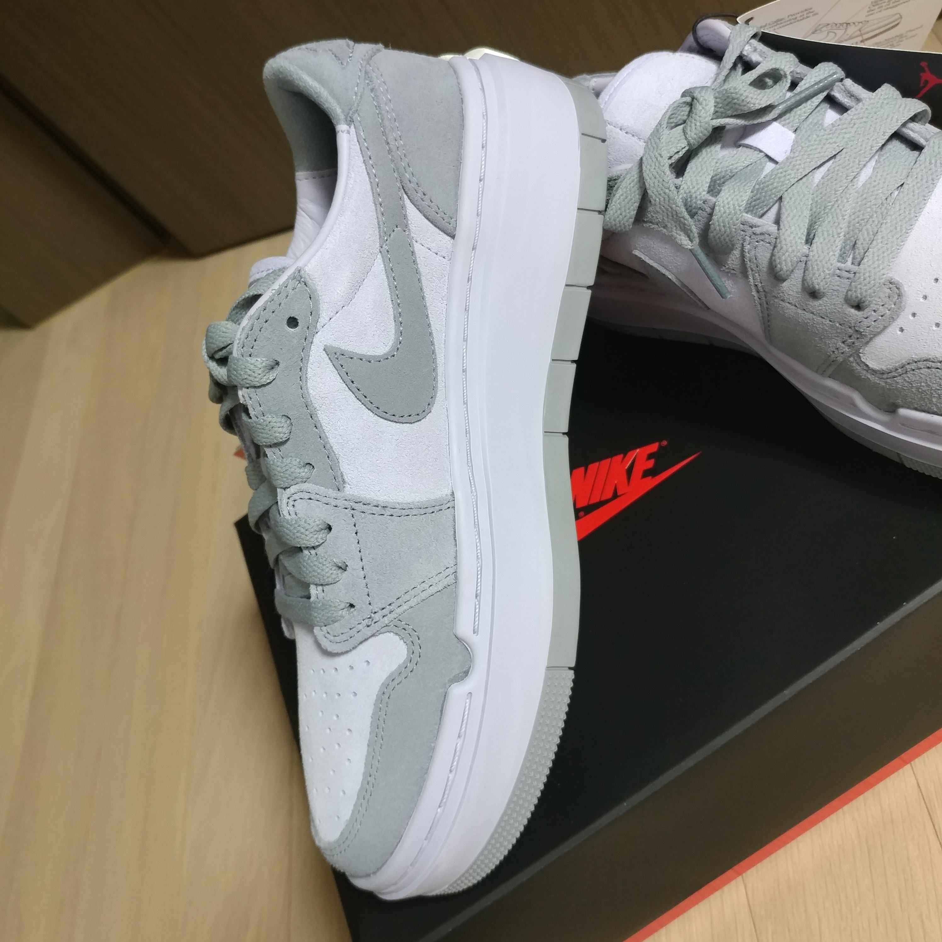 (W) Jordan 1 Elevate Low Stealth 착용 스타일 - 3