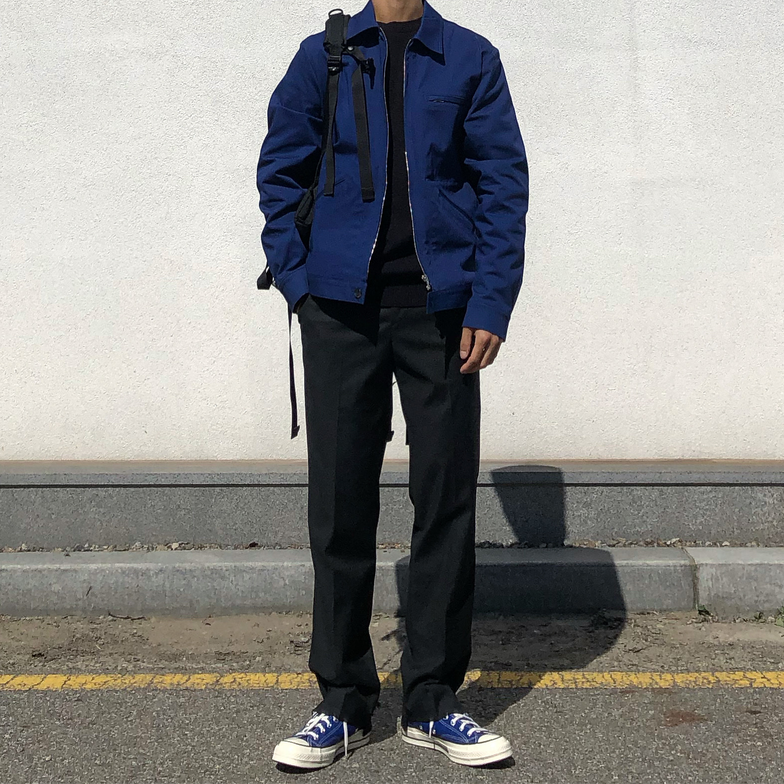 Converse Chuck 70 High Rush Blue 착용 스타일