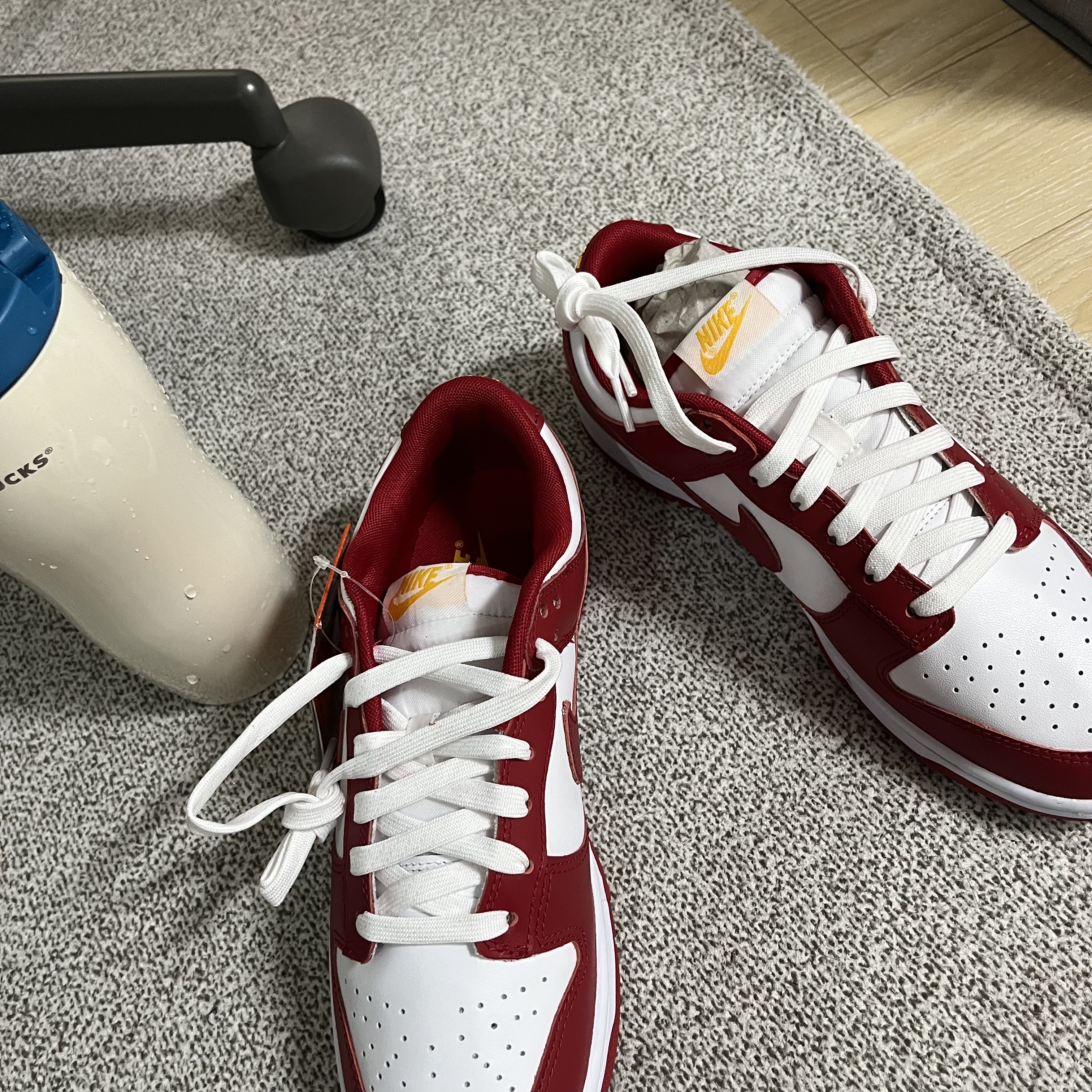 Nike Dunk Low Retro Gym Red 착용 스타일