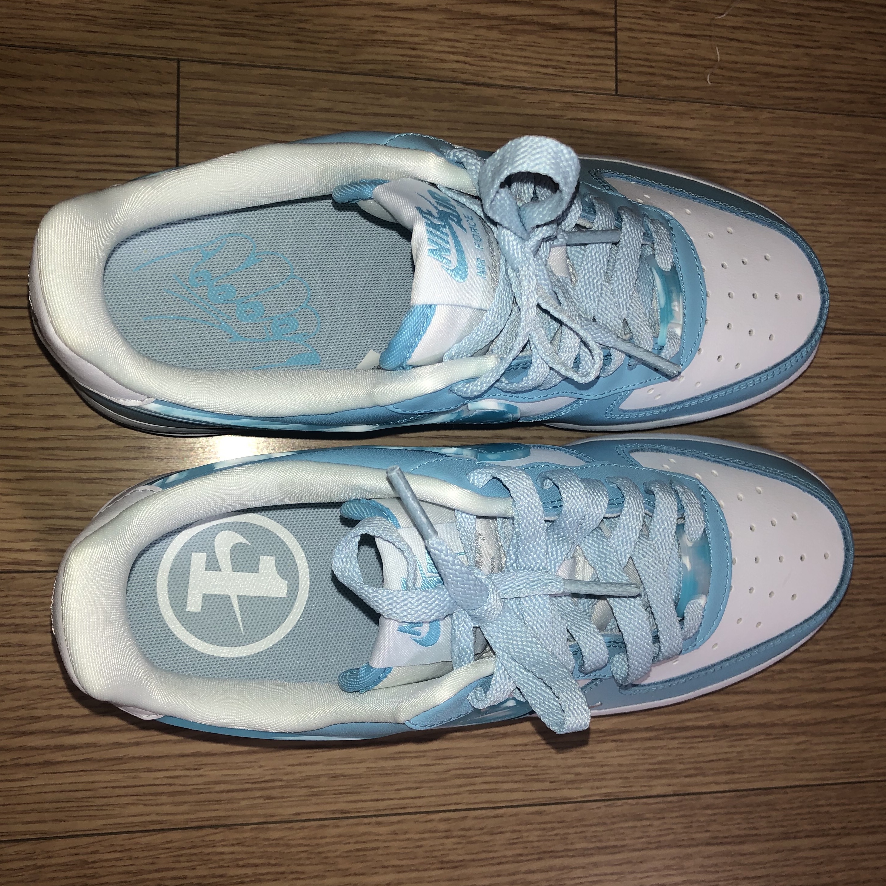 (W) Nike Air Force 1 '07 LX Celestine Blue 착용 스타일 - 2