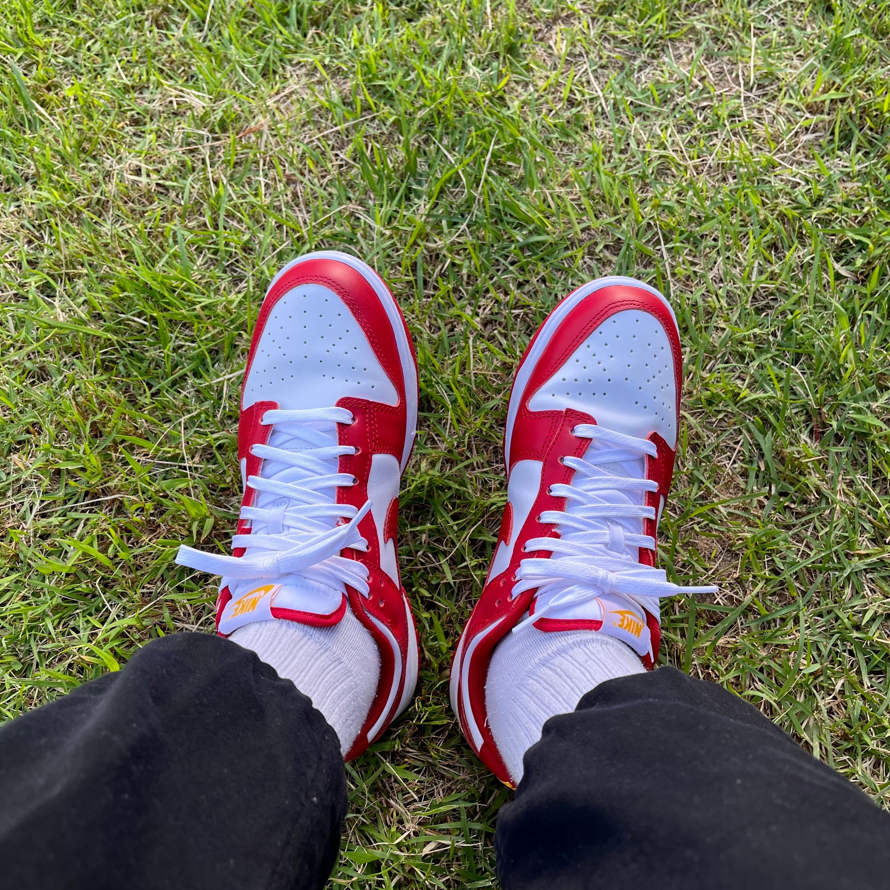 Nike Dunk Low Retro Gym Red 착용 스타일