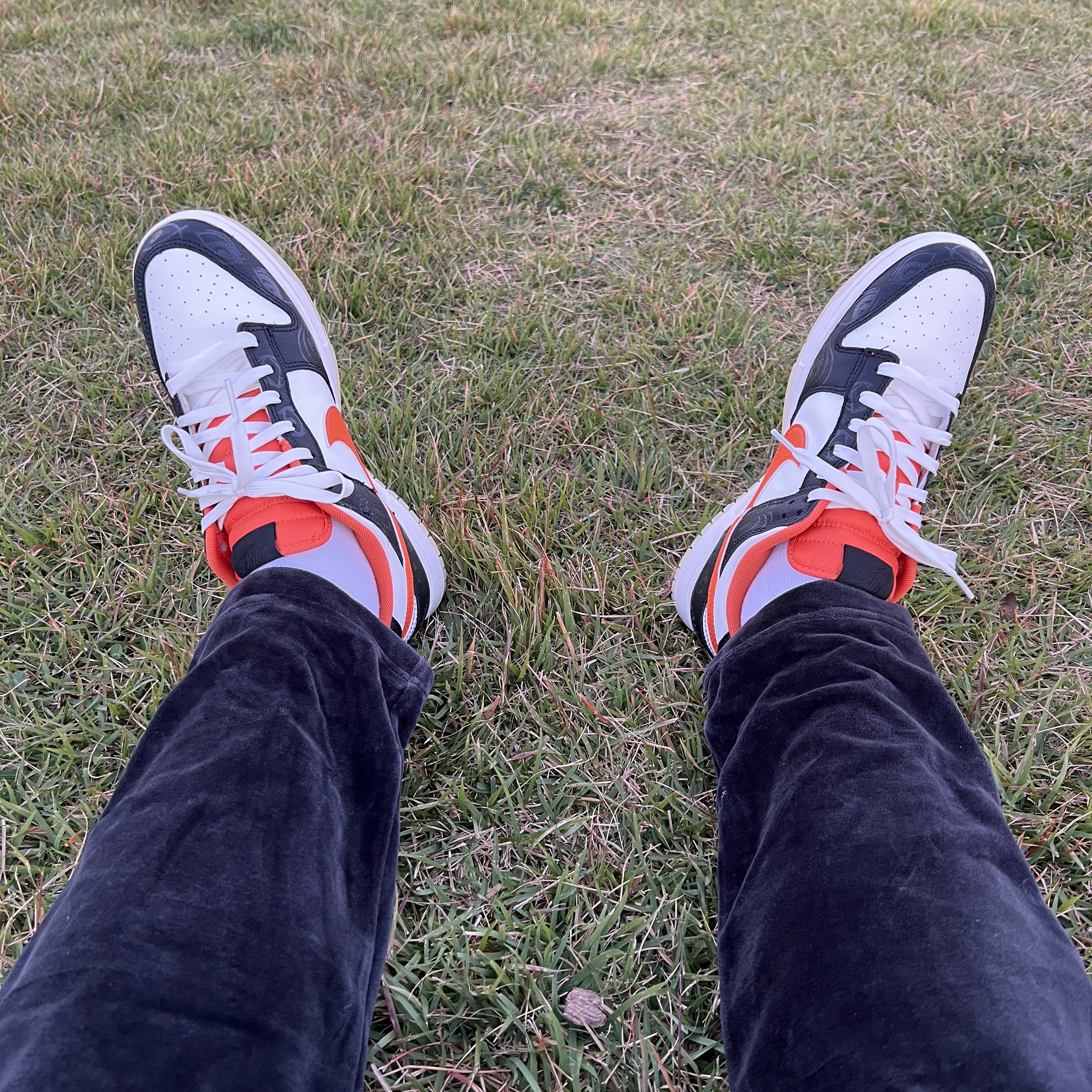 Nike Dunk Low Retro PRM Halloween 착용 스타일 - 1