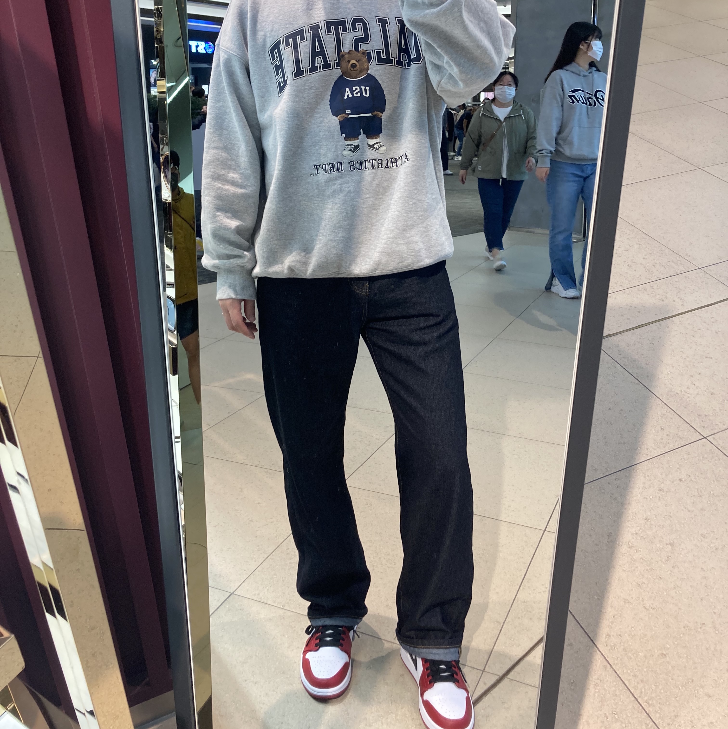Jordan 1 Mid Chicago 2020 착용 스타일
