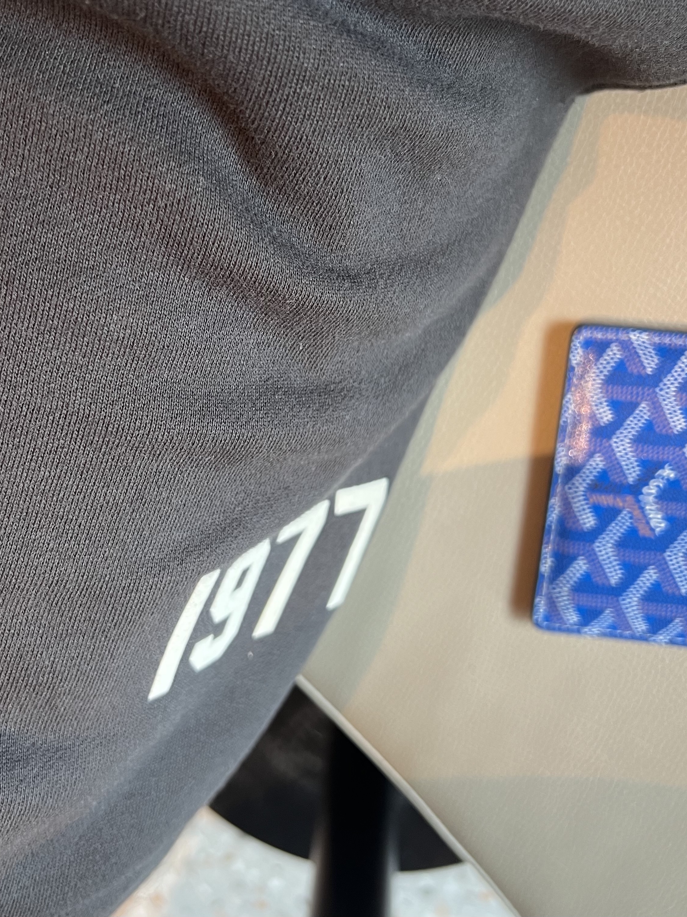 Essentials 1977 Hoodie Iron - 22SS, Essentials 1977 Shorts Iron - 22SS 착용 스타일 - 2