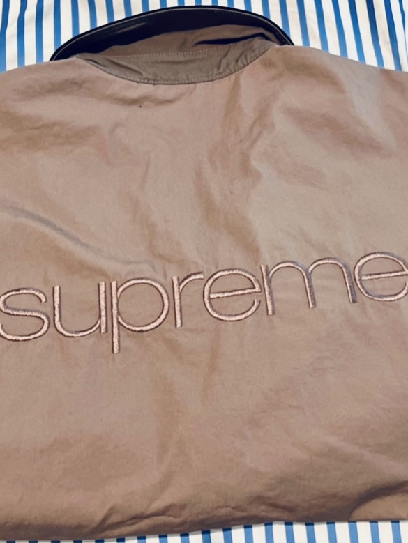 Supreme Cotton Utility Jacket Dusty Lilac - 22FW 착용 스타일 - 1