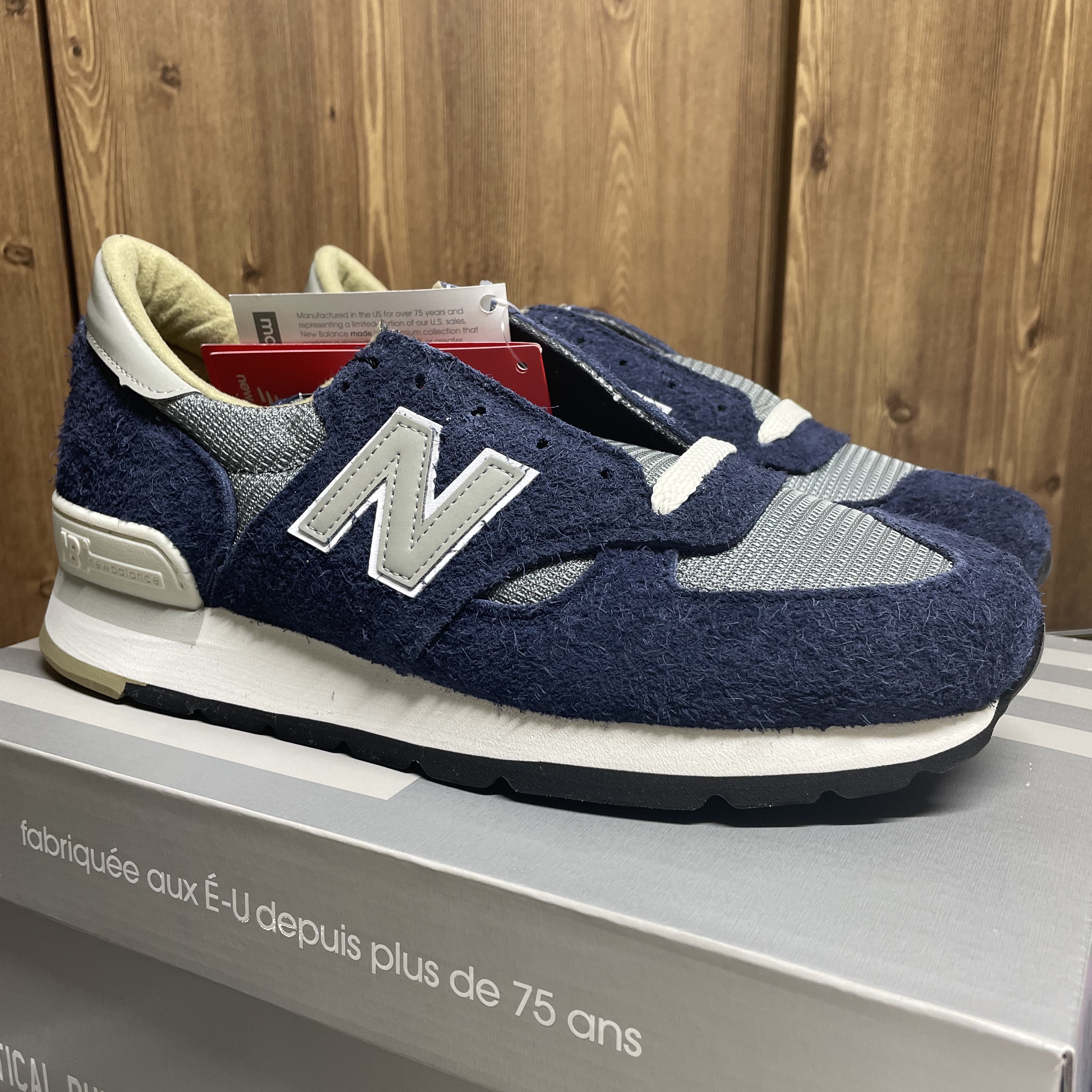 New Balance x Carhartt WIP 990v1 Made in USA Sculpture Center 착용 스타일